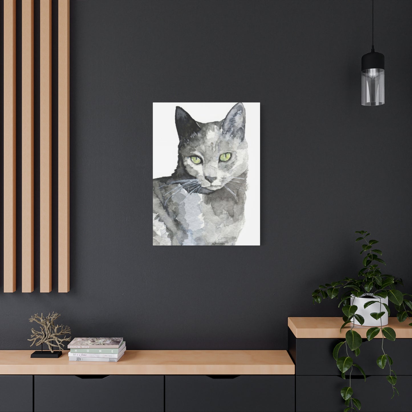 Cat Grey Wall Art & Canvas Prints