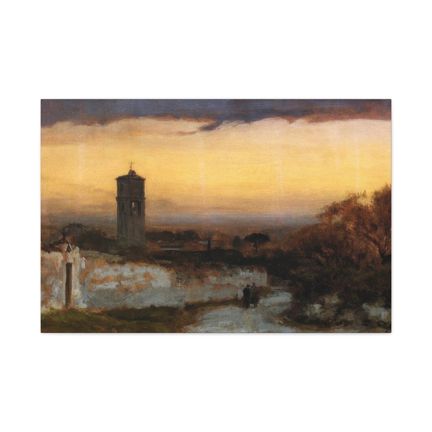 Monastery At Albano George Inness Wall Art & Canvas Prints