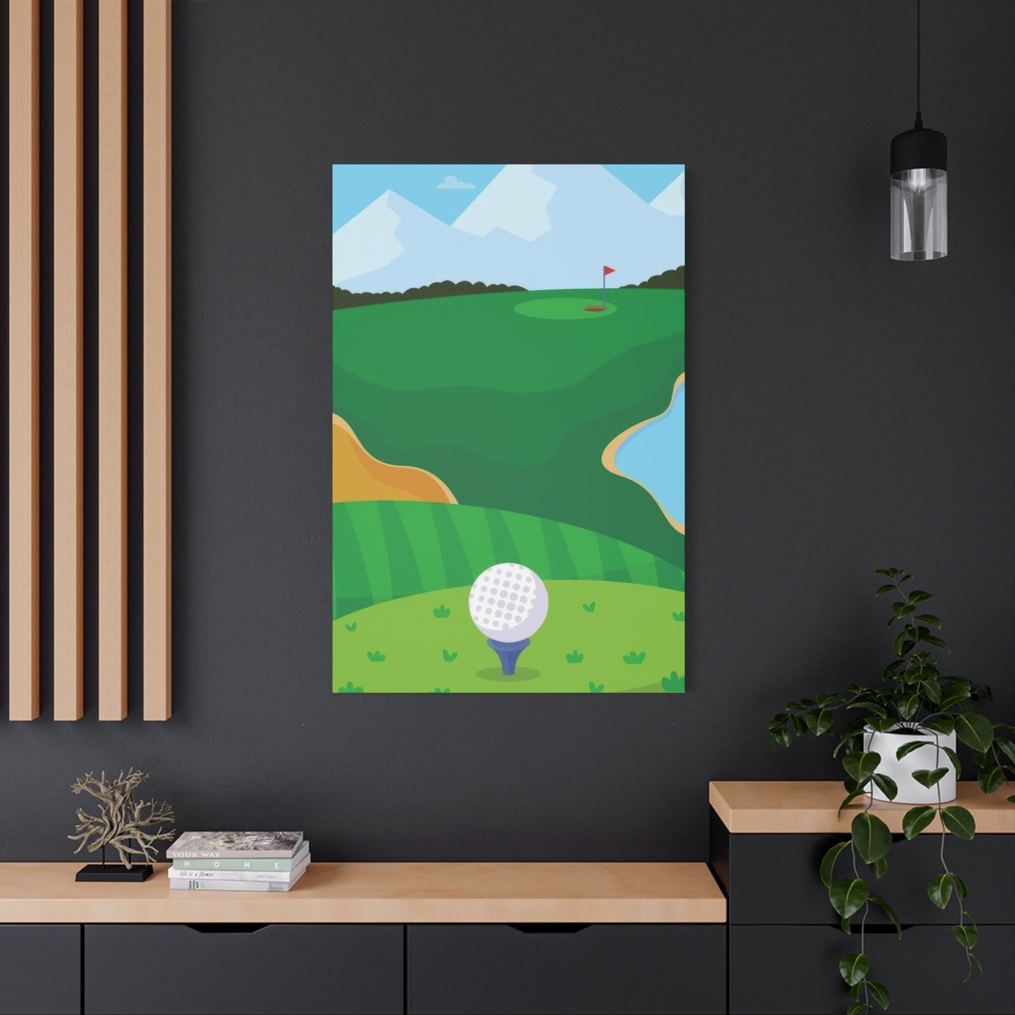 Golf Course Ball Wall Art & Canvas Prints