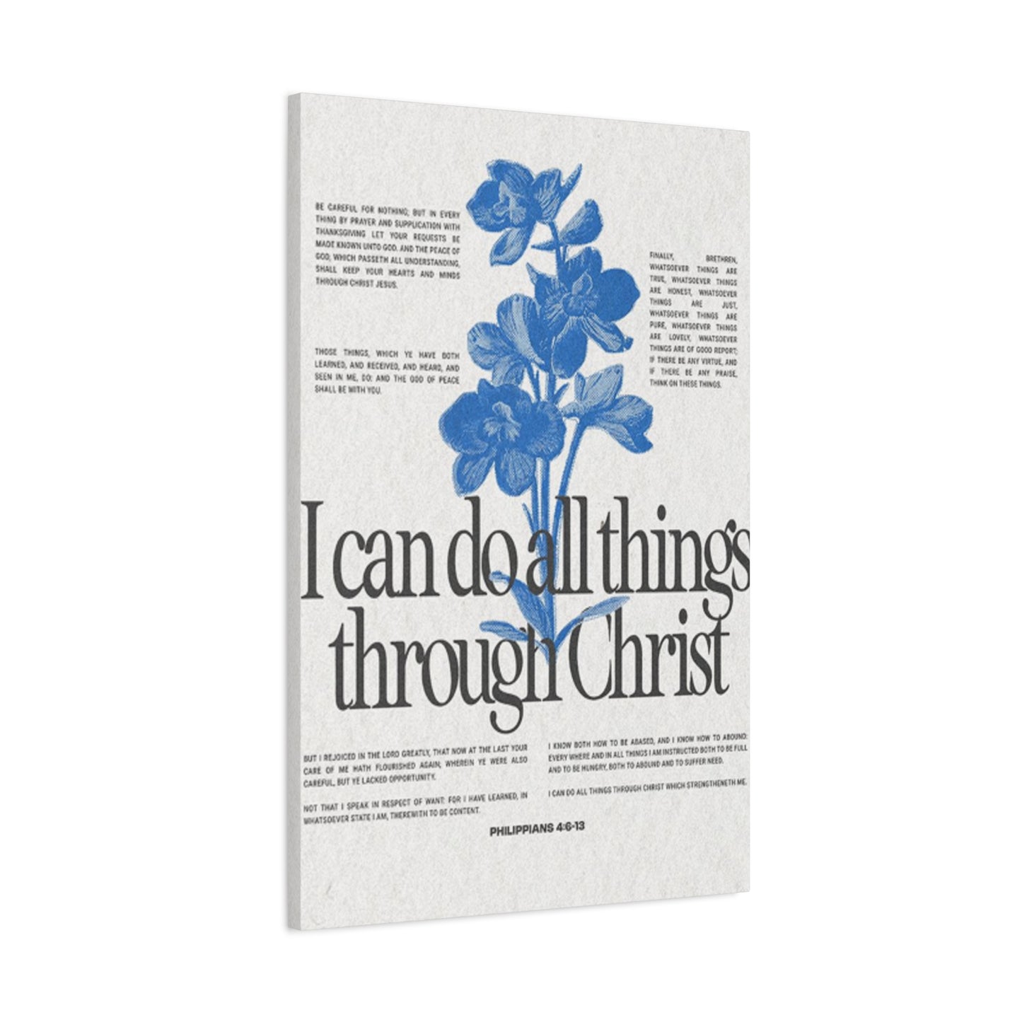 Christ Quote Poster Wall Art & Canvas Prints