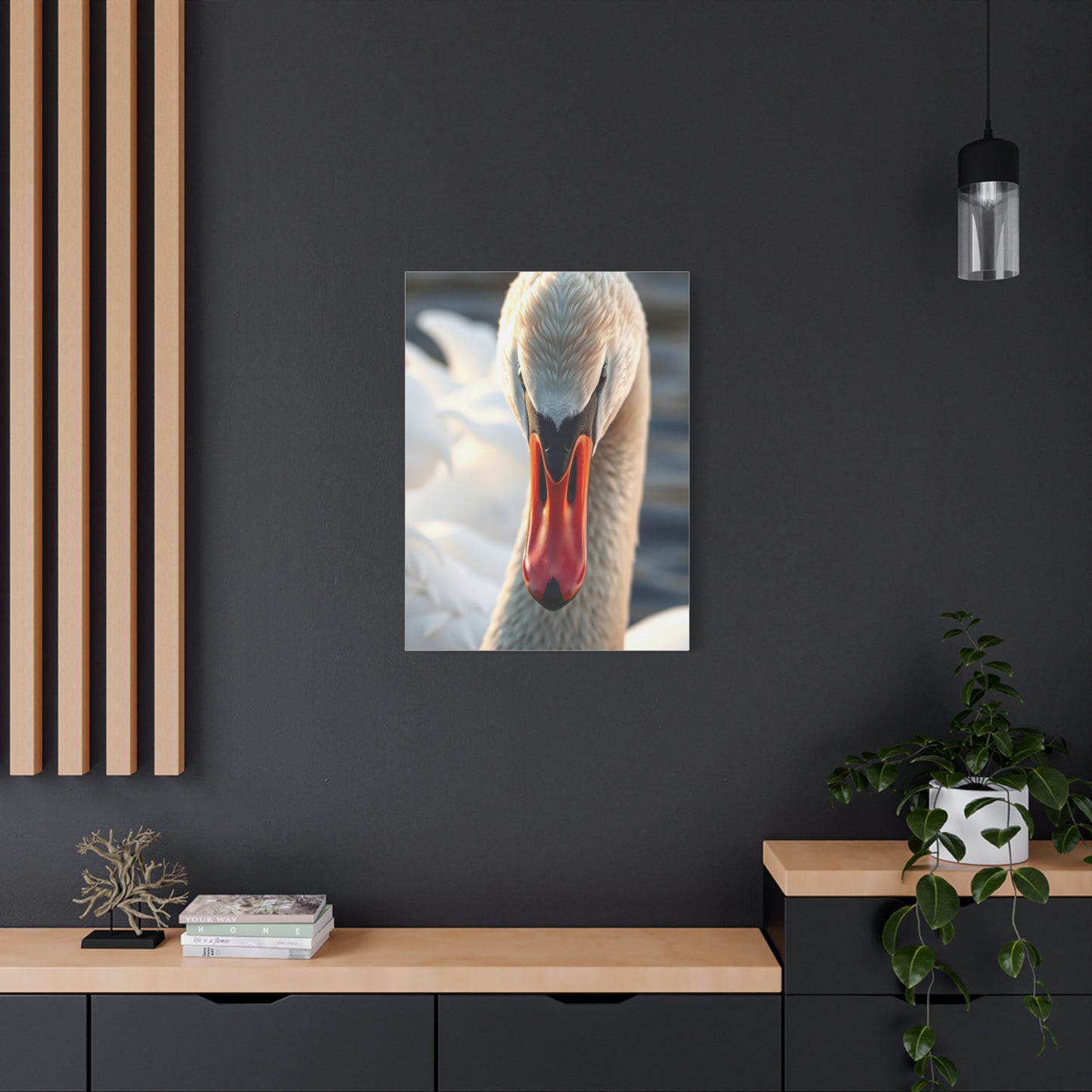 Swan Art Canvas Art 4 Wall Art & Canvas Print