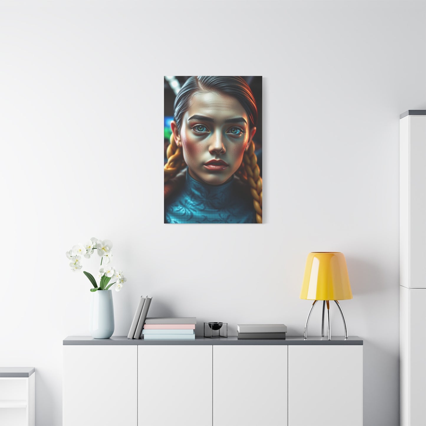 Artisanal Pixel Matrix Wall Art & Canvas Print