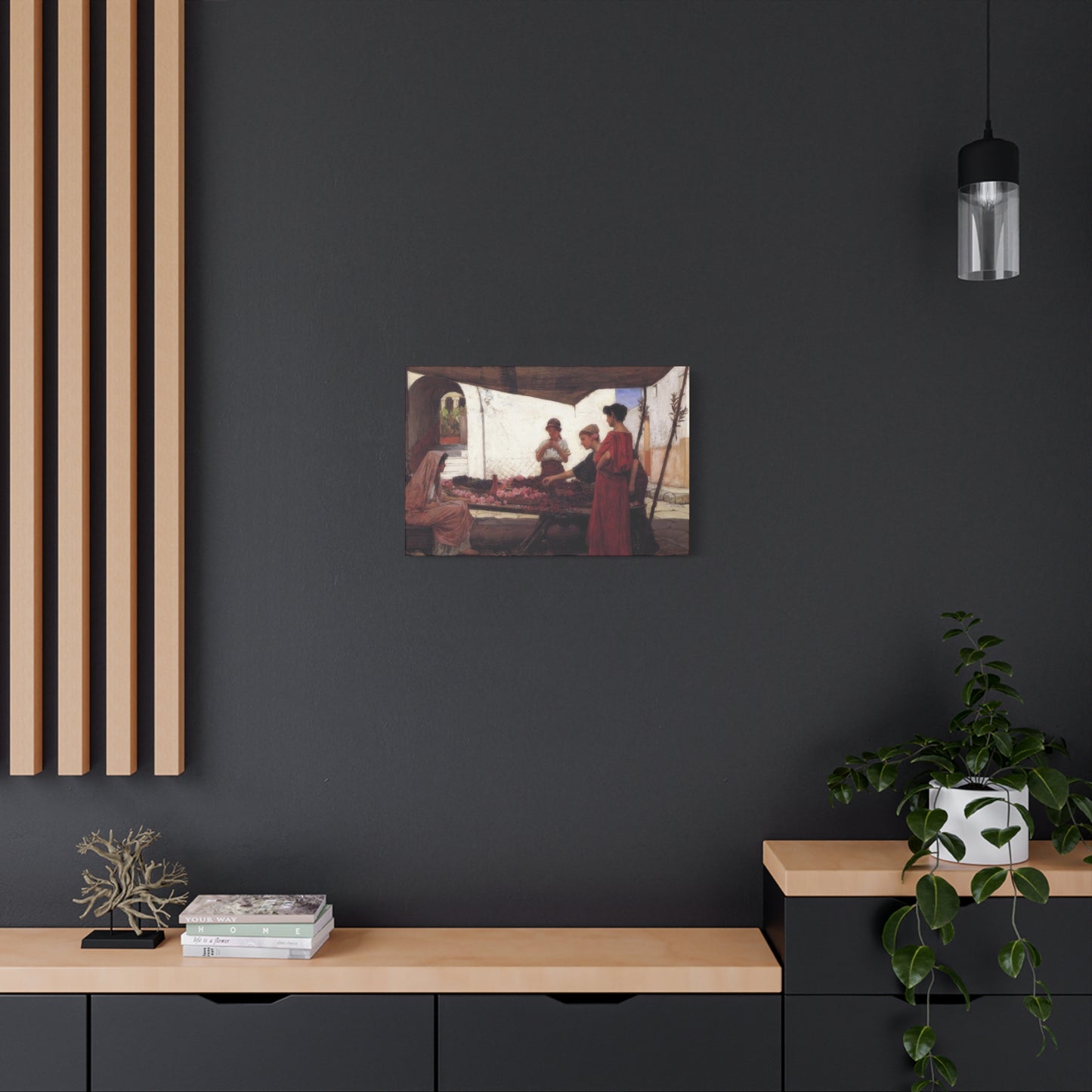 John William A Flower Stall Wall Art & Canvas Prints