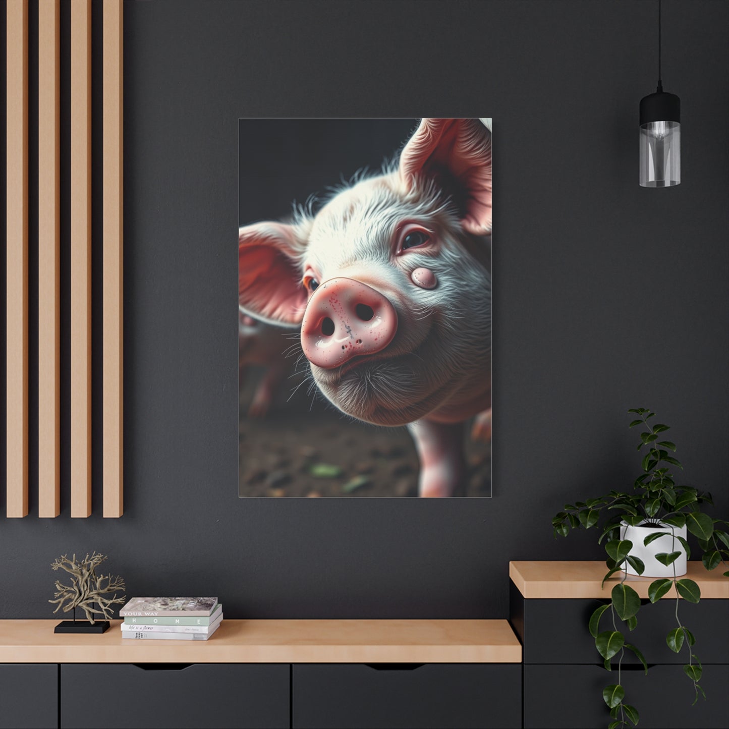 Pig Art Supreme Gallery Wall Art & Canvas Print