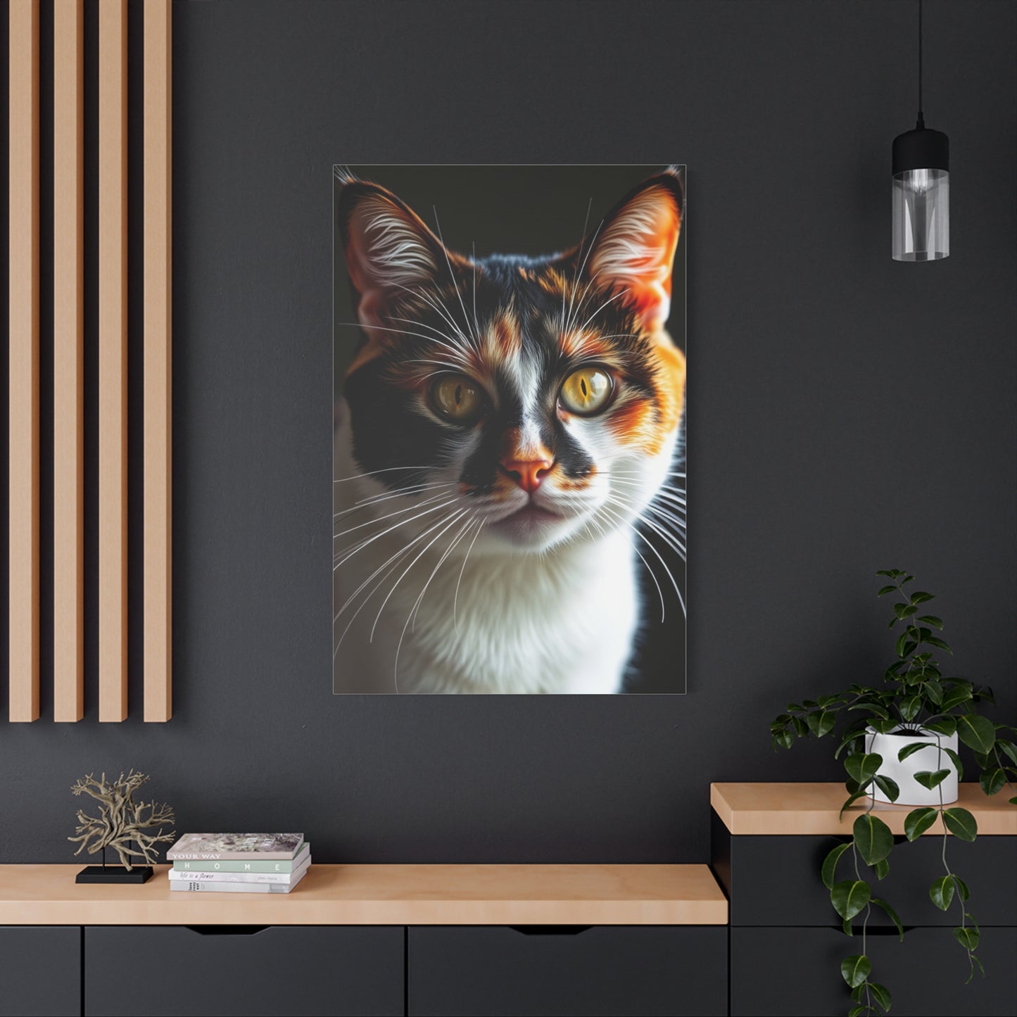 Calico Cat Art Refined Canvas Wall Art & Canvas Print