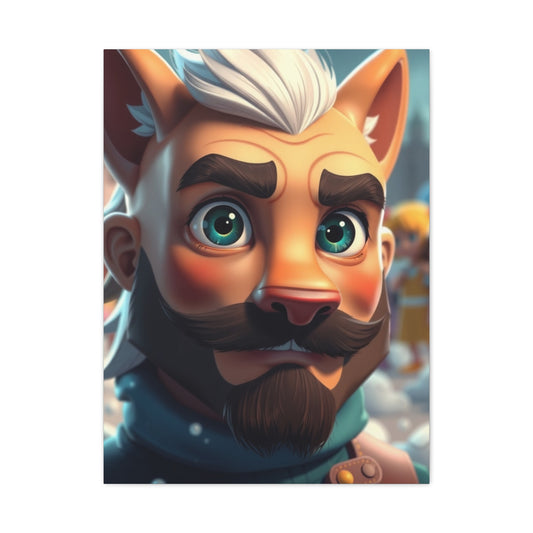 Animated Elegance Canvas Wall Art & Canvas Print