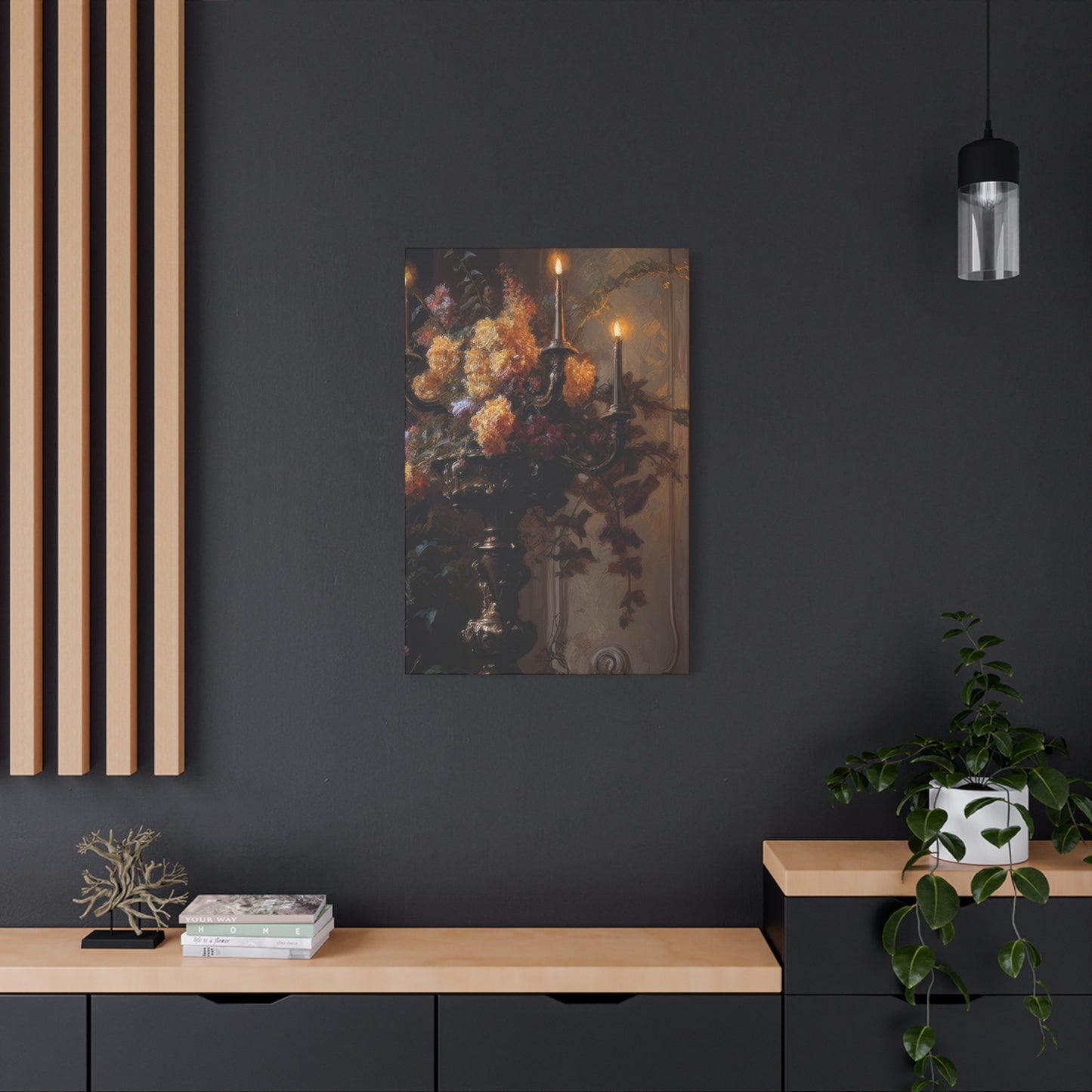Candleabra Dark Wall Art & Canvas Prints
