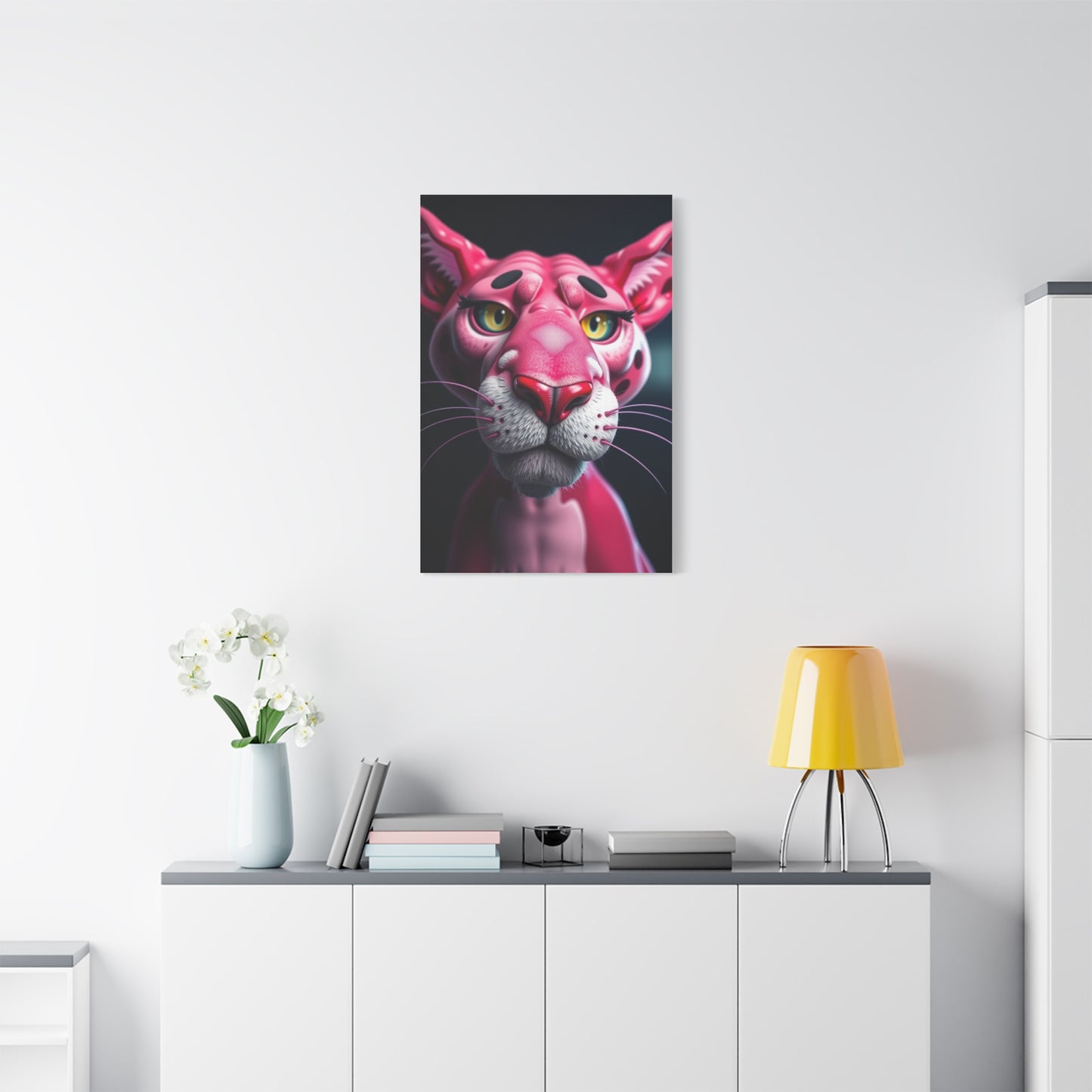 Pantherine Blush Canvas Wall Art & Canvas Print