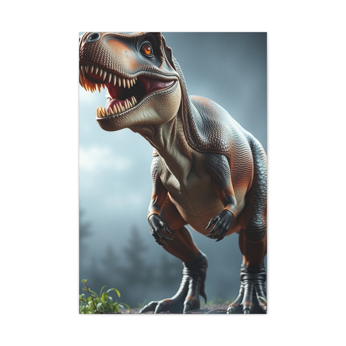 Tyrannosaurus Rex Art Canvas Art 3 Wall Art & Canvas Print