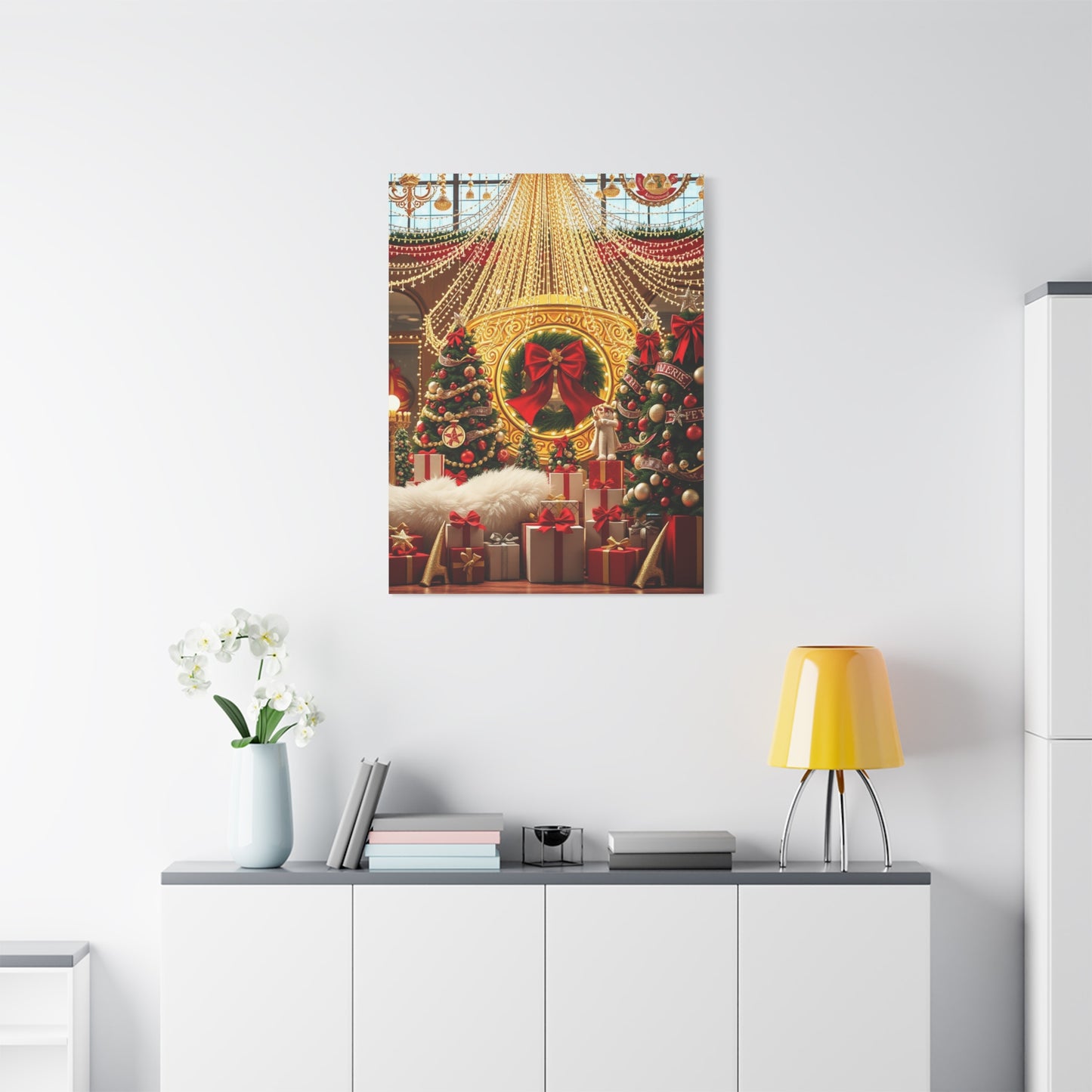 Opulent Holiday Splendor Canvas