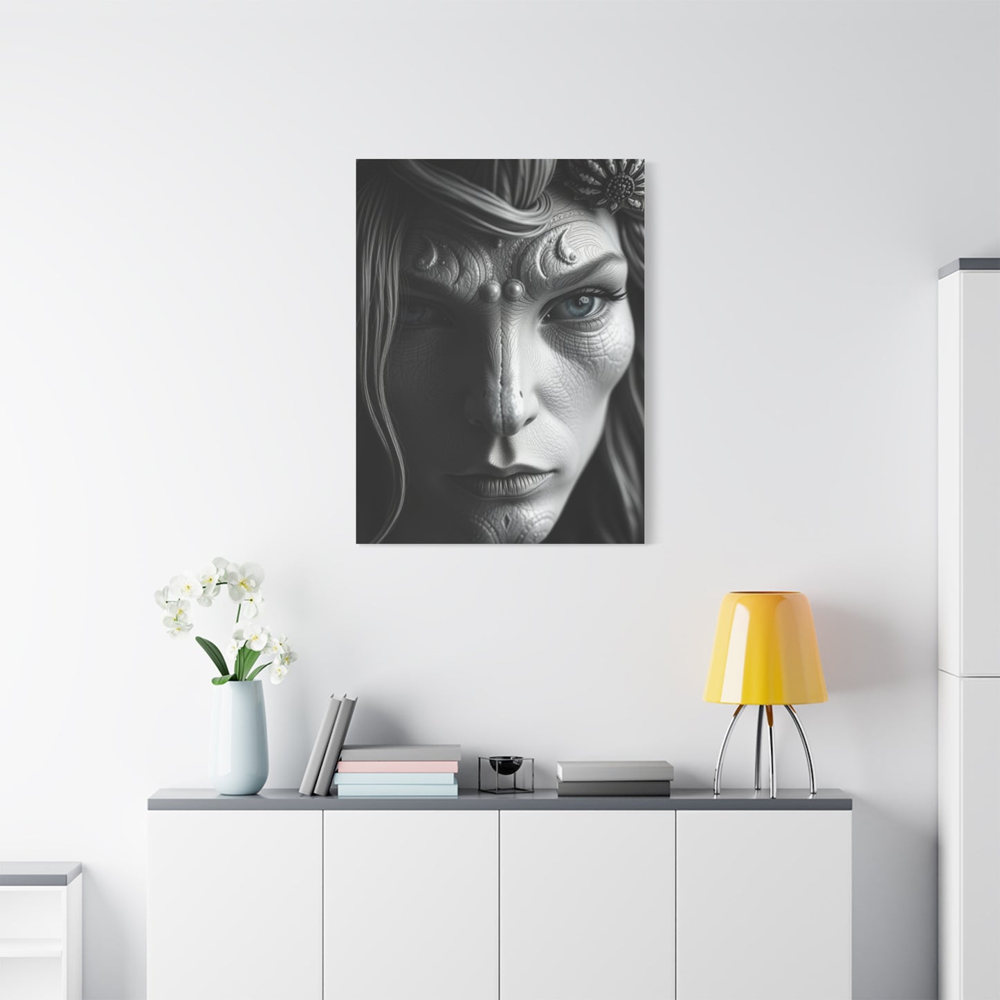 Gray & White Art Canvas Art 6 Wall Art & Canvas Print