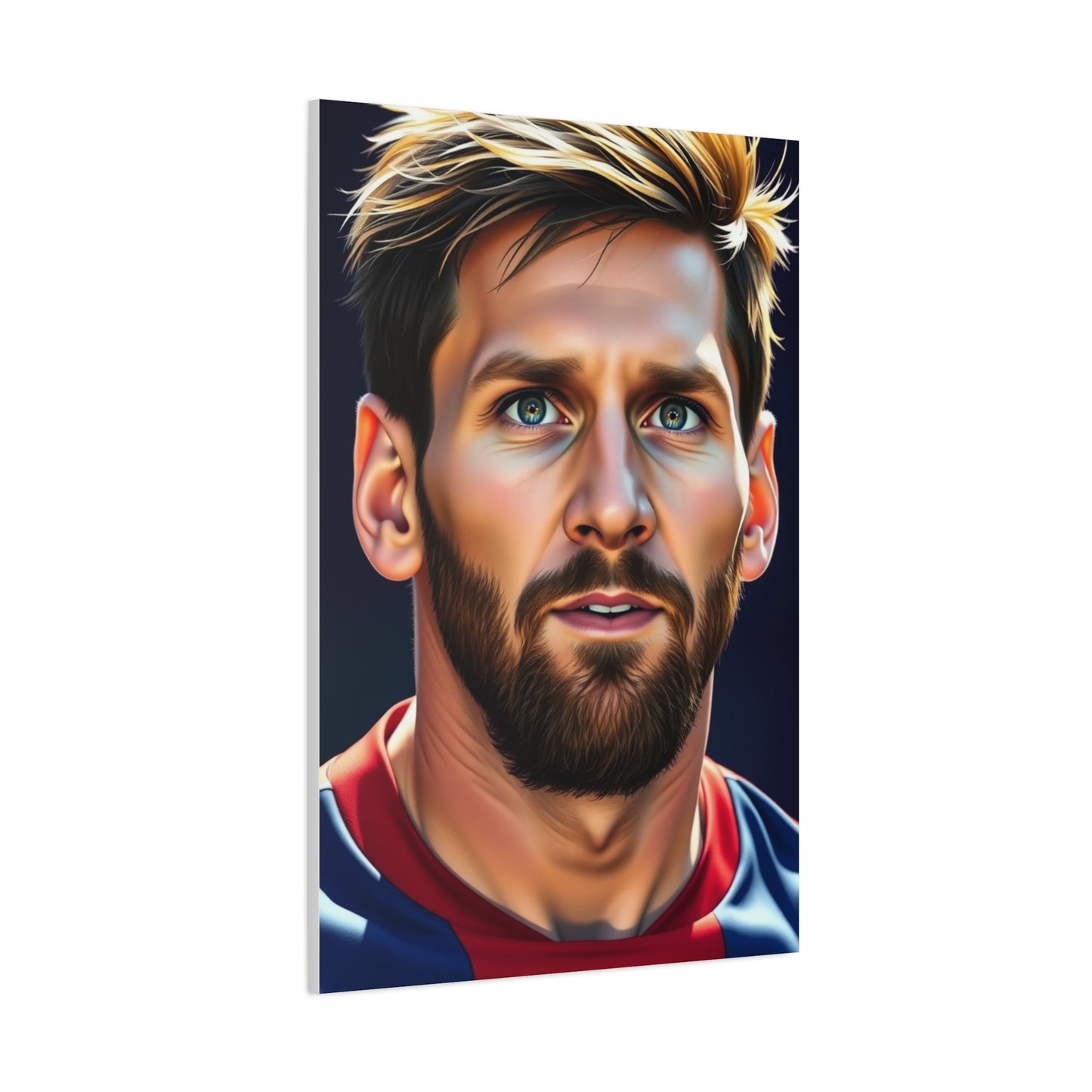 Lionel Messi Illustration Art Premium Canvas 19 Wall Art & Canvas Print