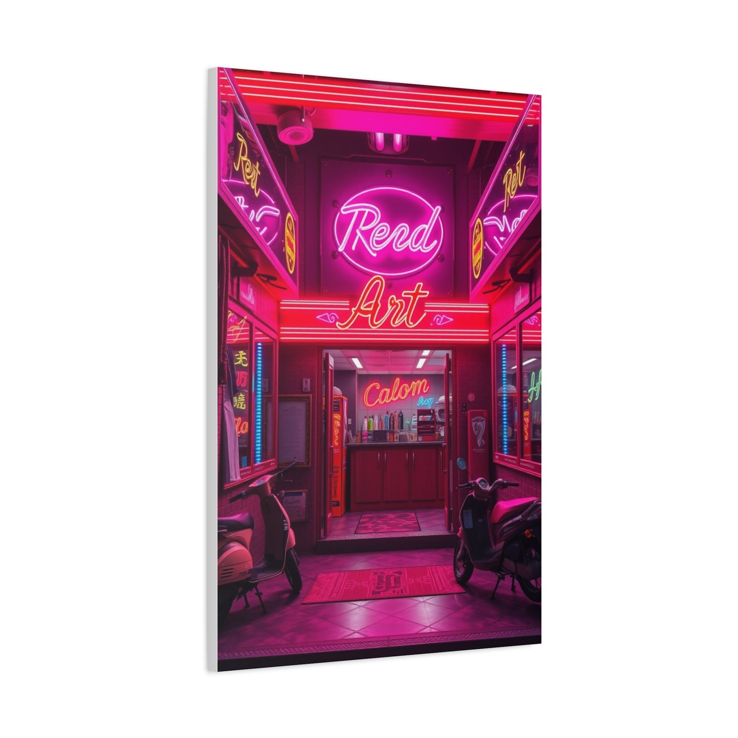 Retro Grandeur Canvas Wall Art & Canvas Print