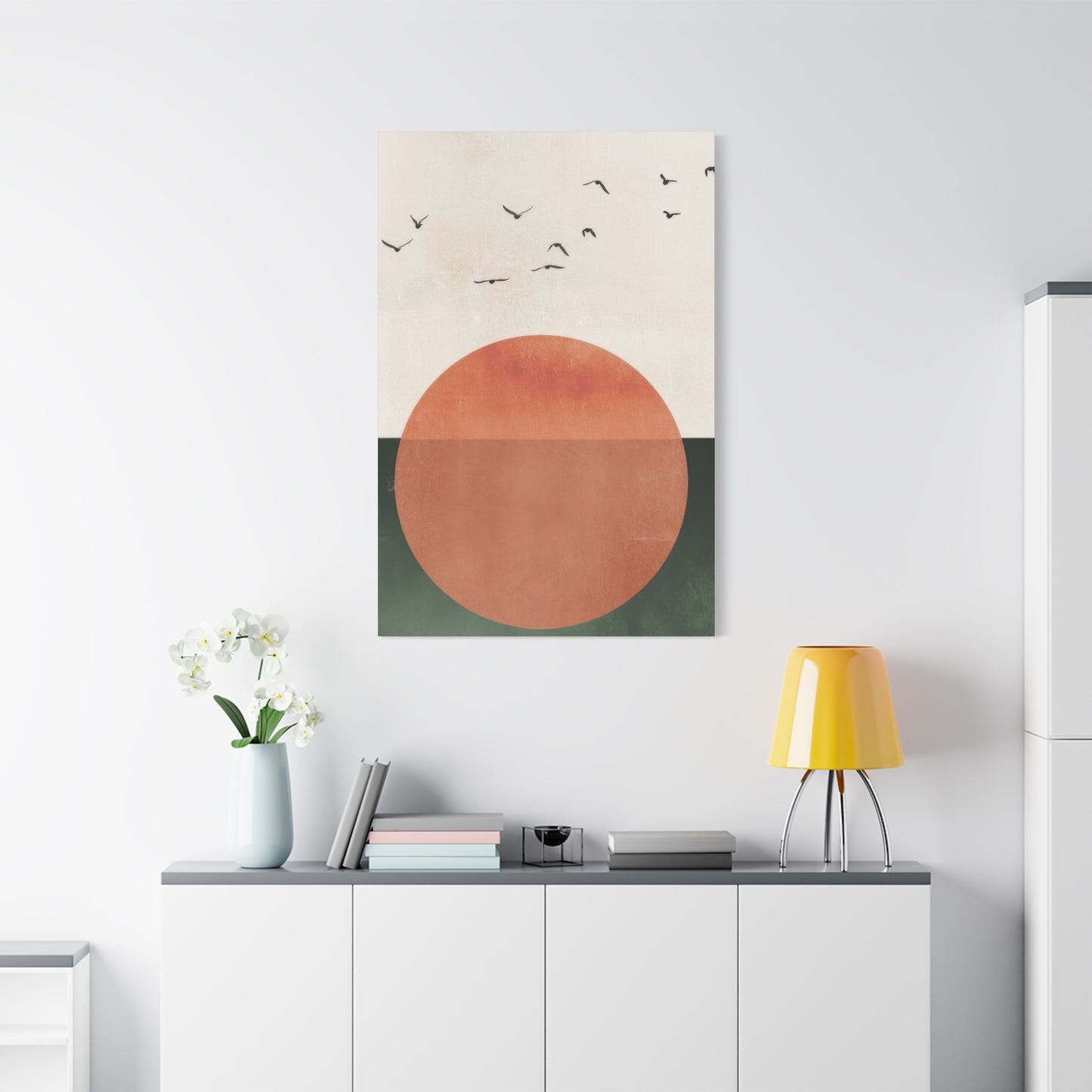 Abstract Sunset Earthy Wall Art & Canvas Prints
