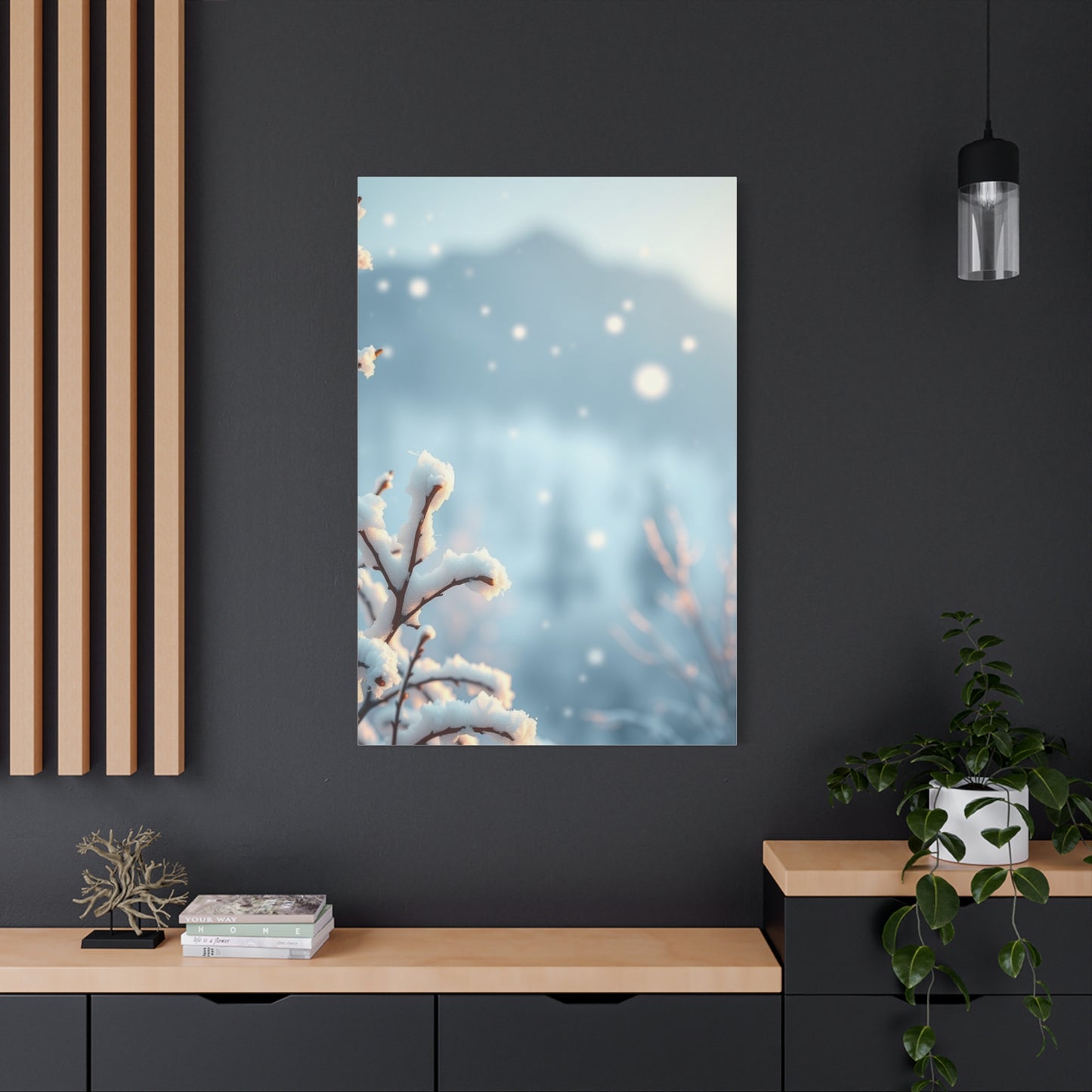 Crystalline Season Canvas Wall Art & Canvas Print