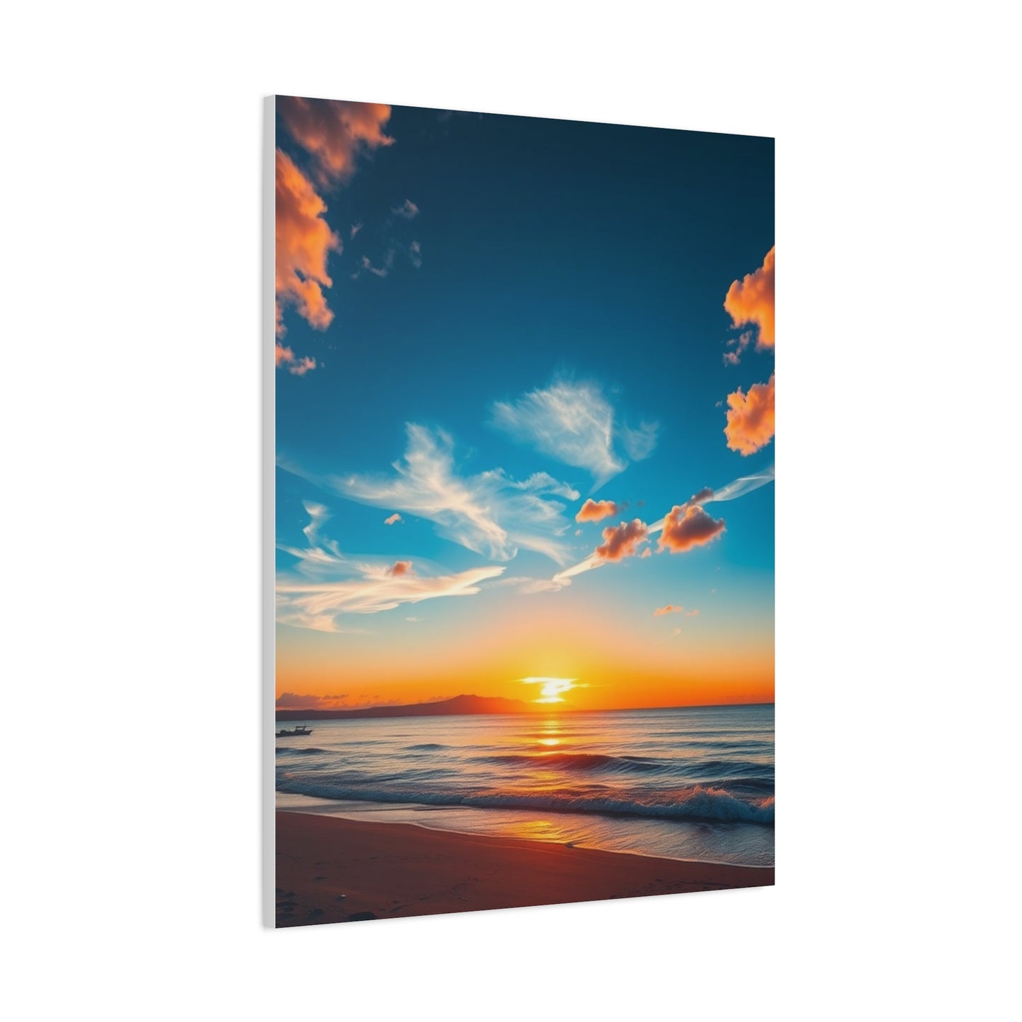 Masterpiece Beach Sunrise and Sunset Art Vision Wall Art & Canvas Print