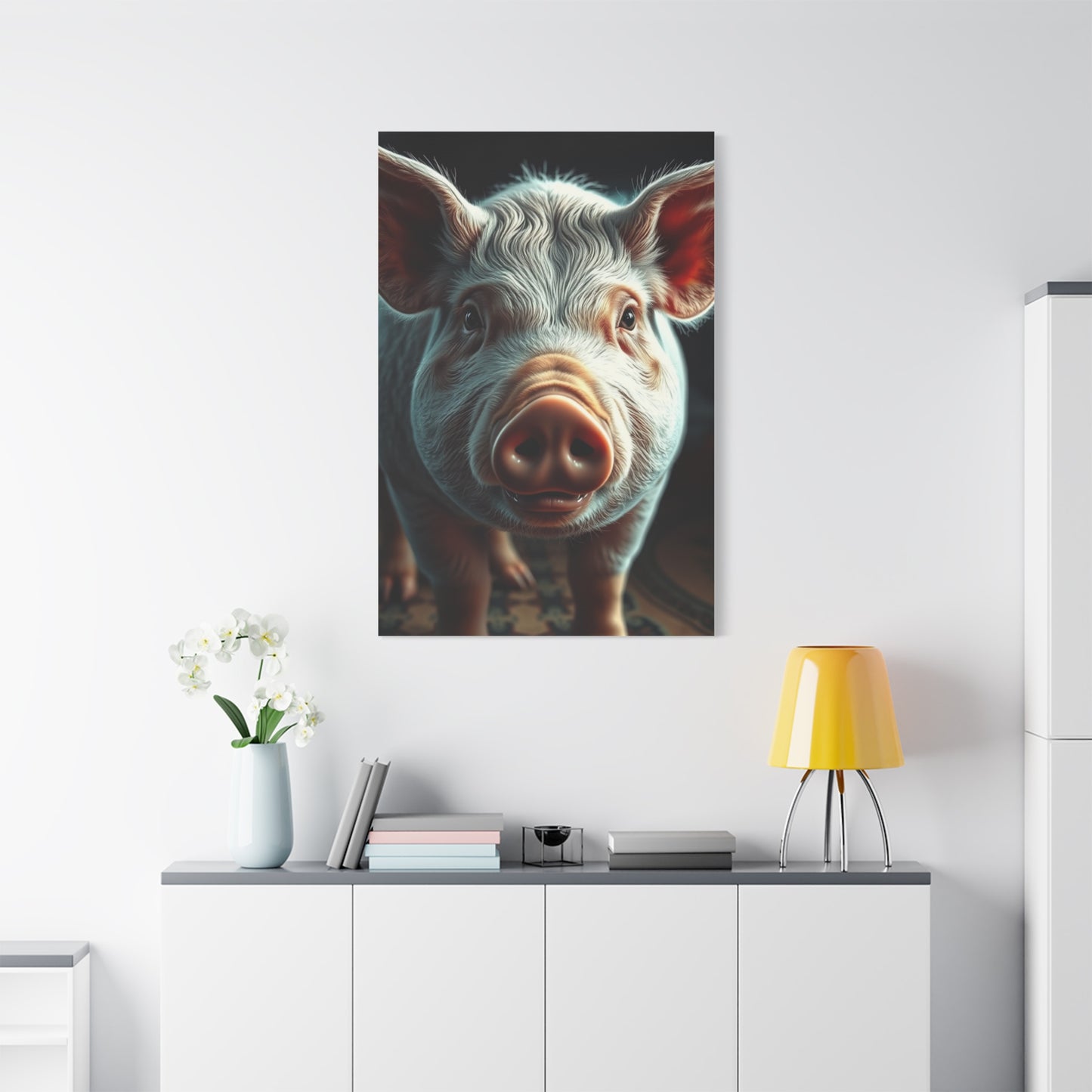 Pig Art Canvas Art 8 Wall Art & Canvas Print