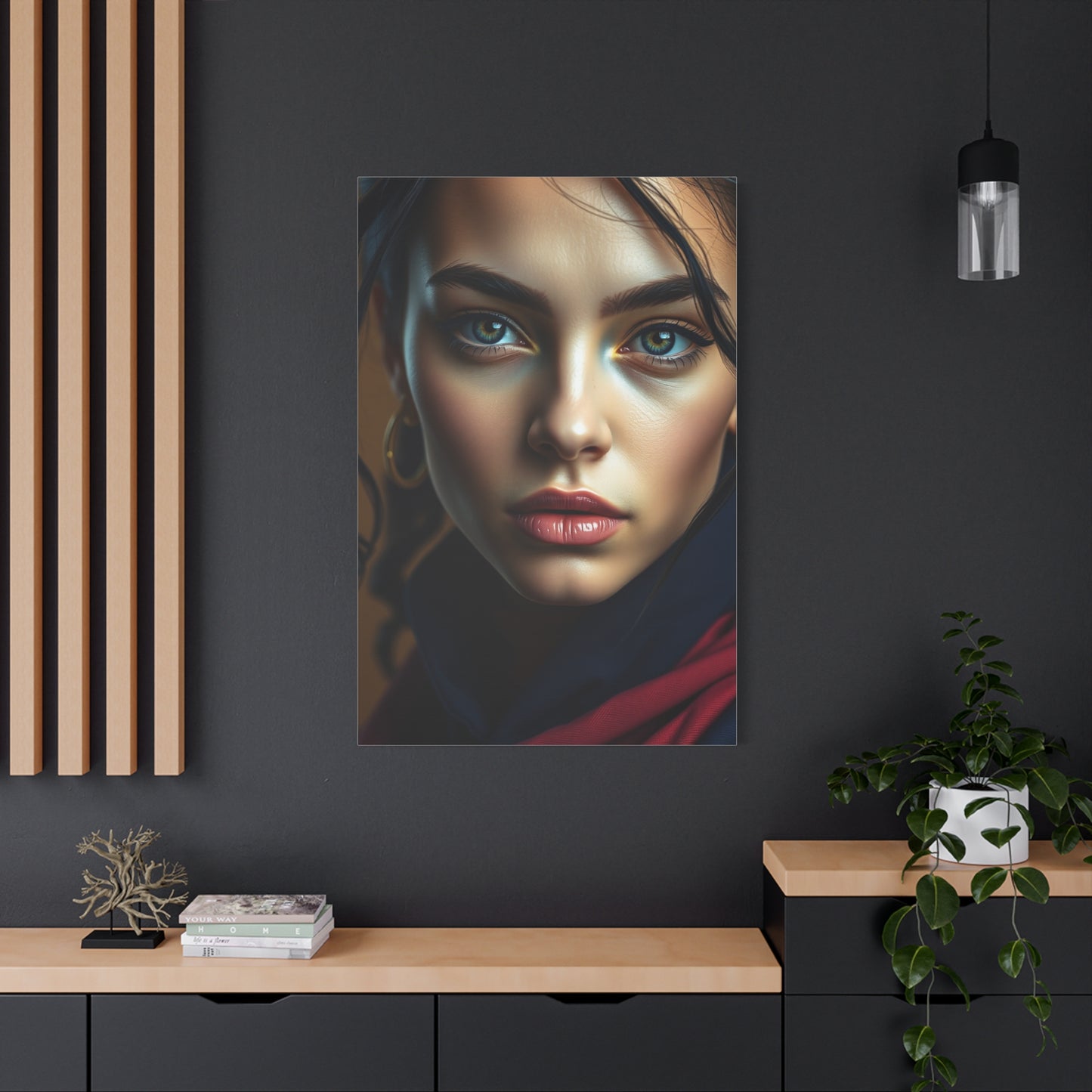 Sophisticated Clay and Midnight Wall Art & Canvas Print