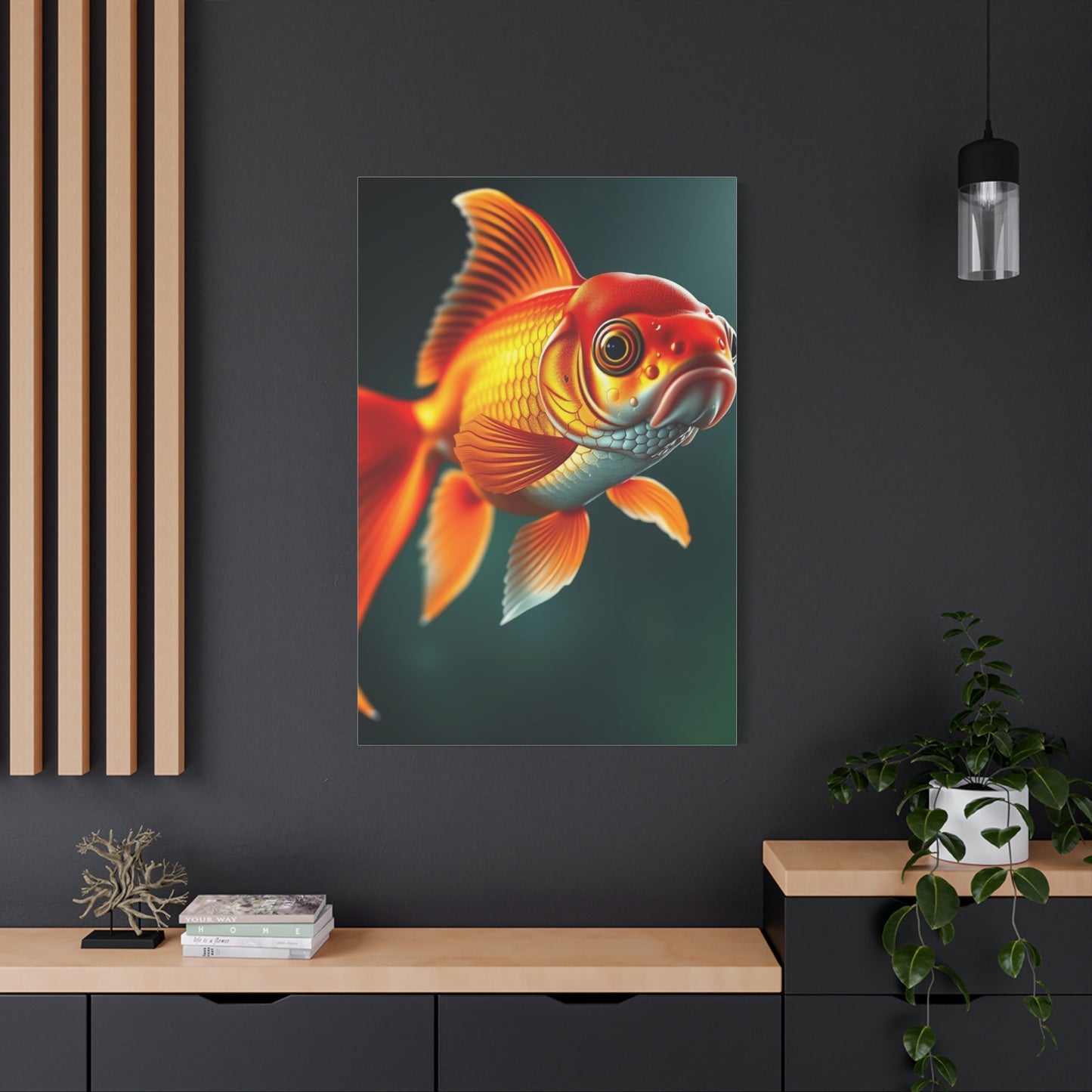 Goldfish Art Supreme Canvas Wall Art & Canvas Print