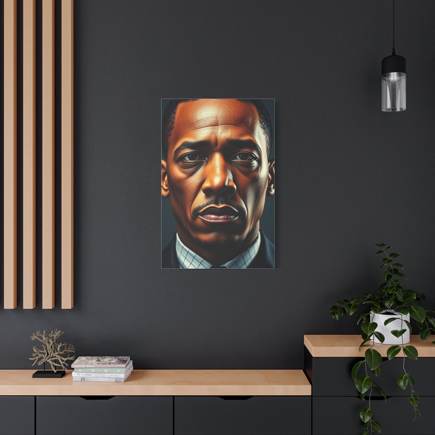 Malcolm X Reverence Canvas