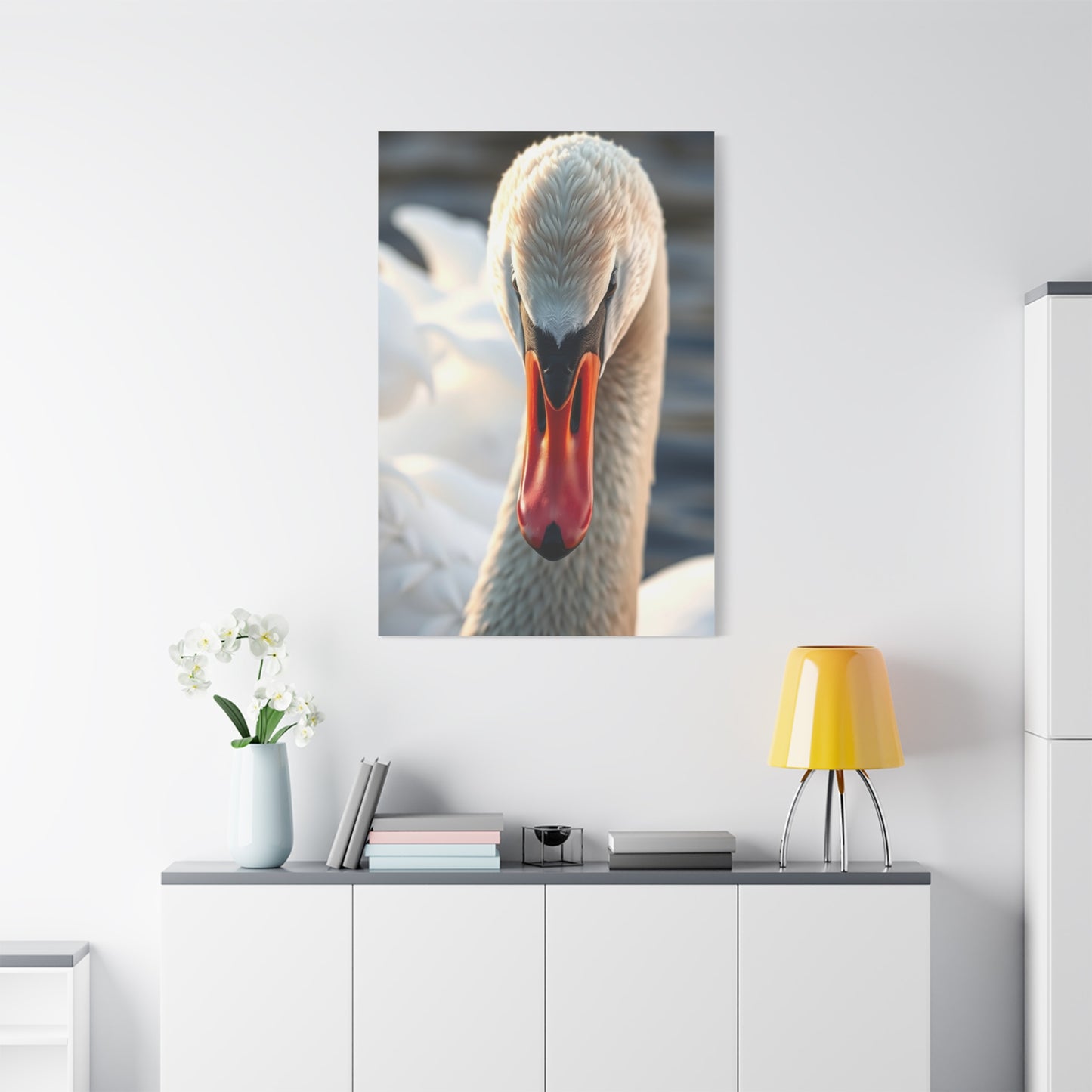 Swan Art Canvas Art 4 Wall Art & Canvas Print