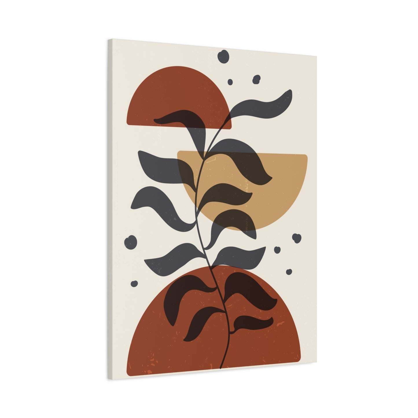 Branch And Geometry Earth Tones Wall Art & Canvas Prints