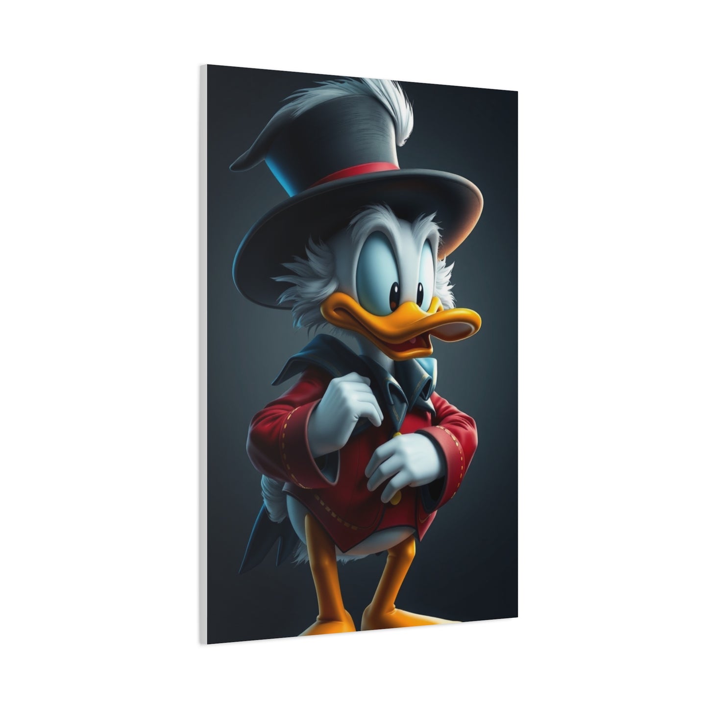 Grandiose Feathered Elegance Wall Art & Canvas Print