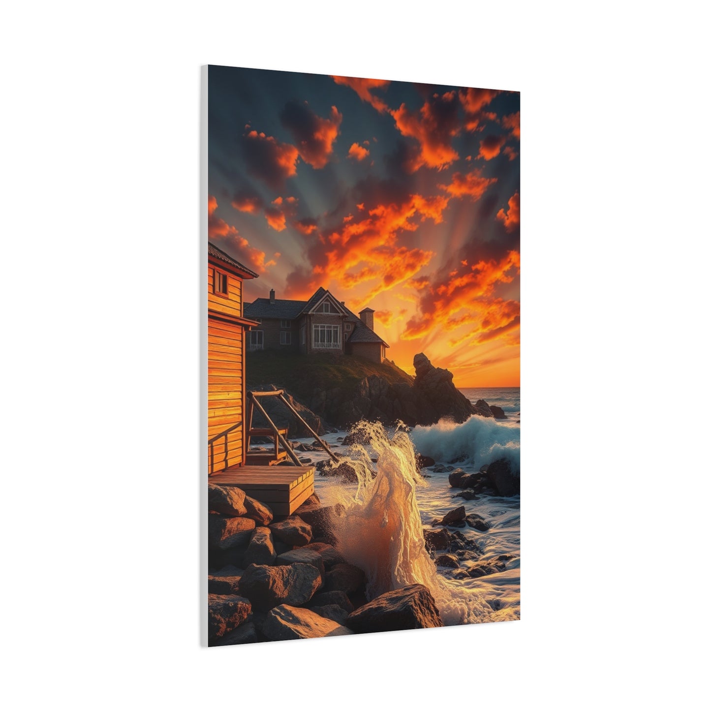 Tidal Tranquility Creation Wall Art & Canvas Print