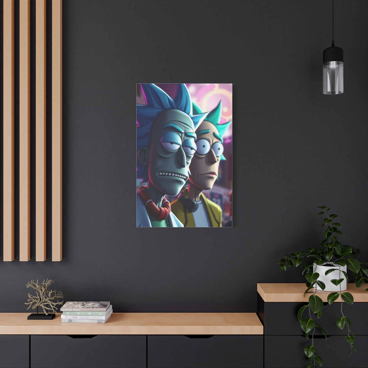 Rick and Morty Art Premium Canvas 20 Wall Art & Canvas Print