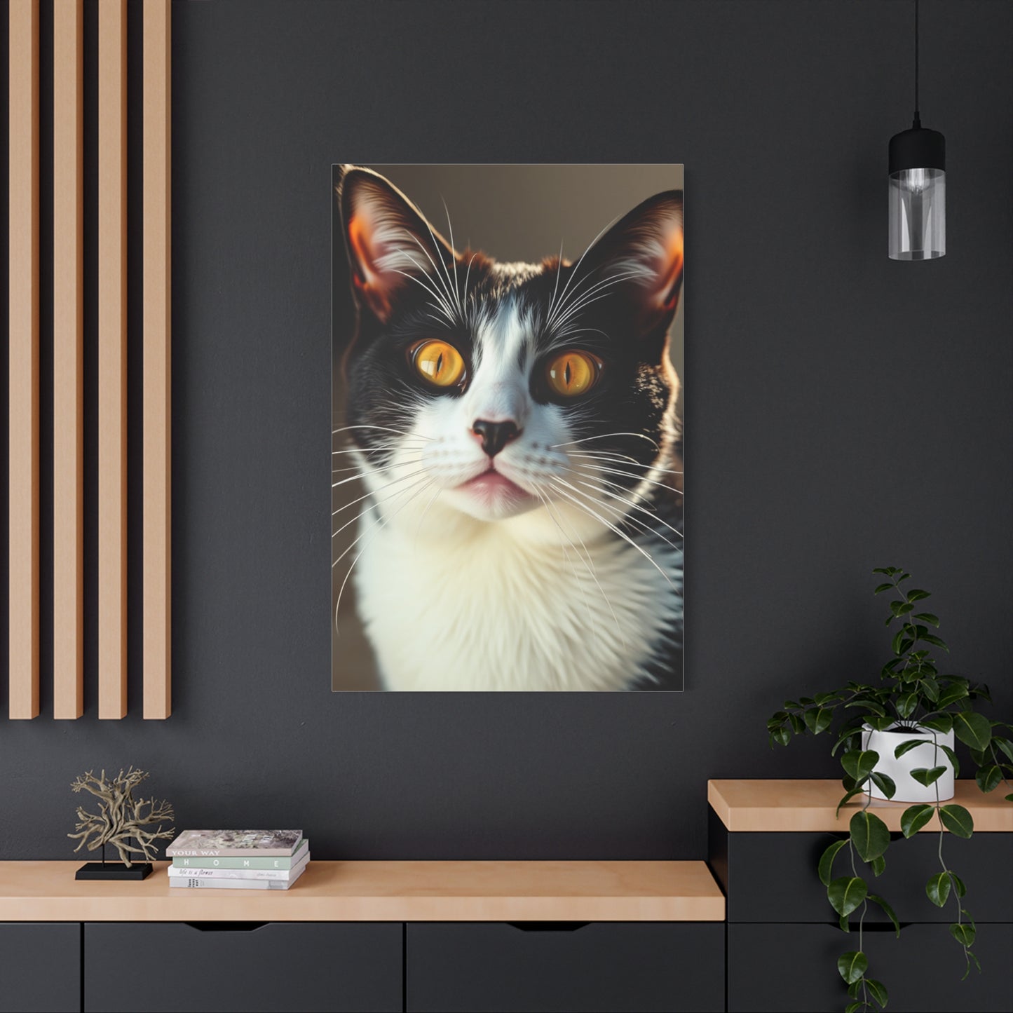 Masterpiece Tuxedo Cat Art Vision Wall Art & Canvas Print