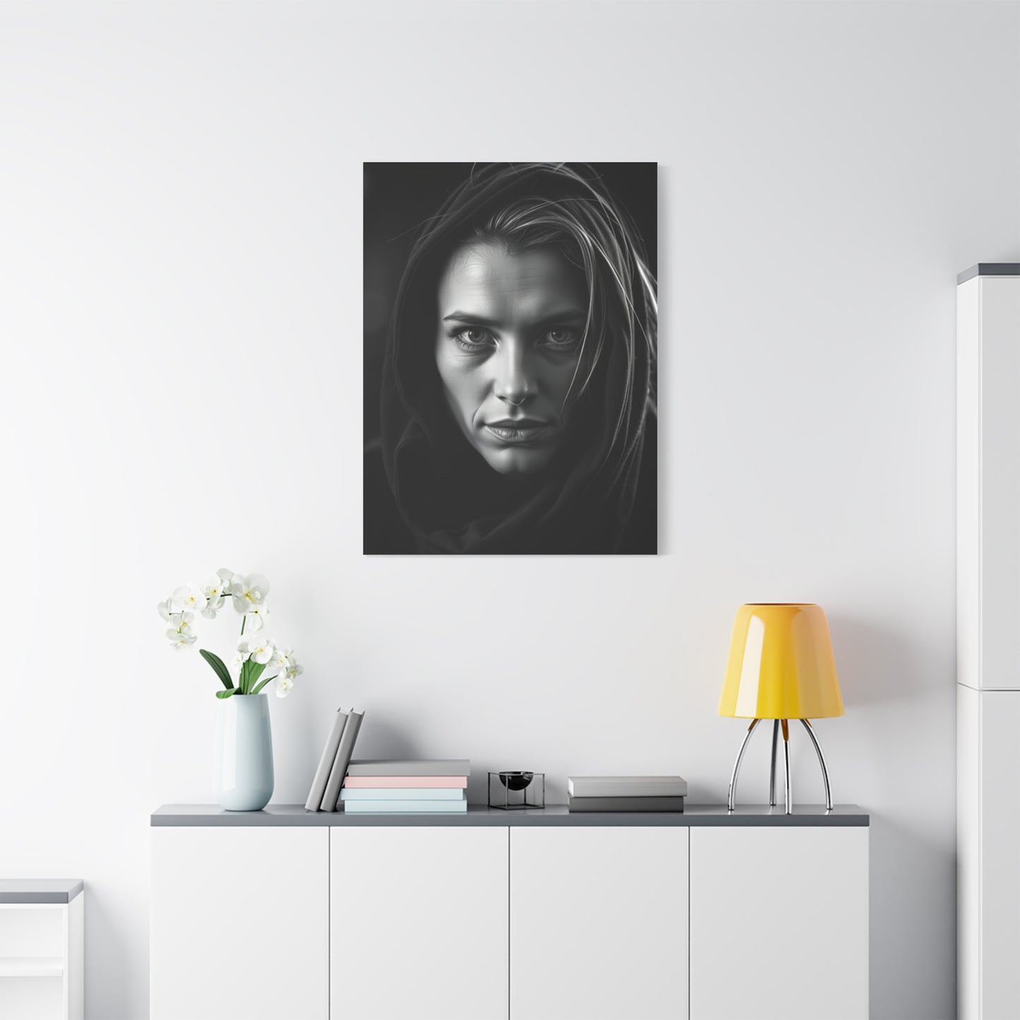 Bespoke Ebony Ivory Tableau Wall Art & Canvas Print