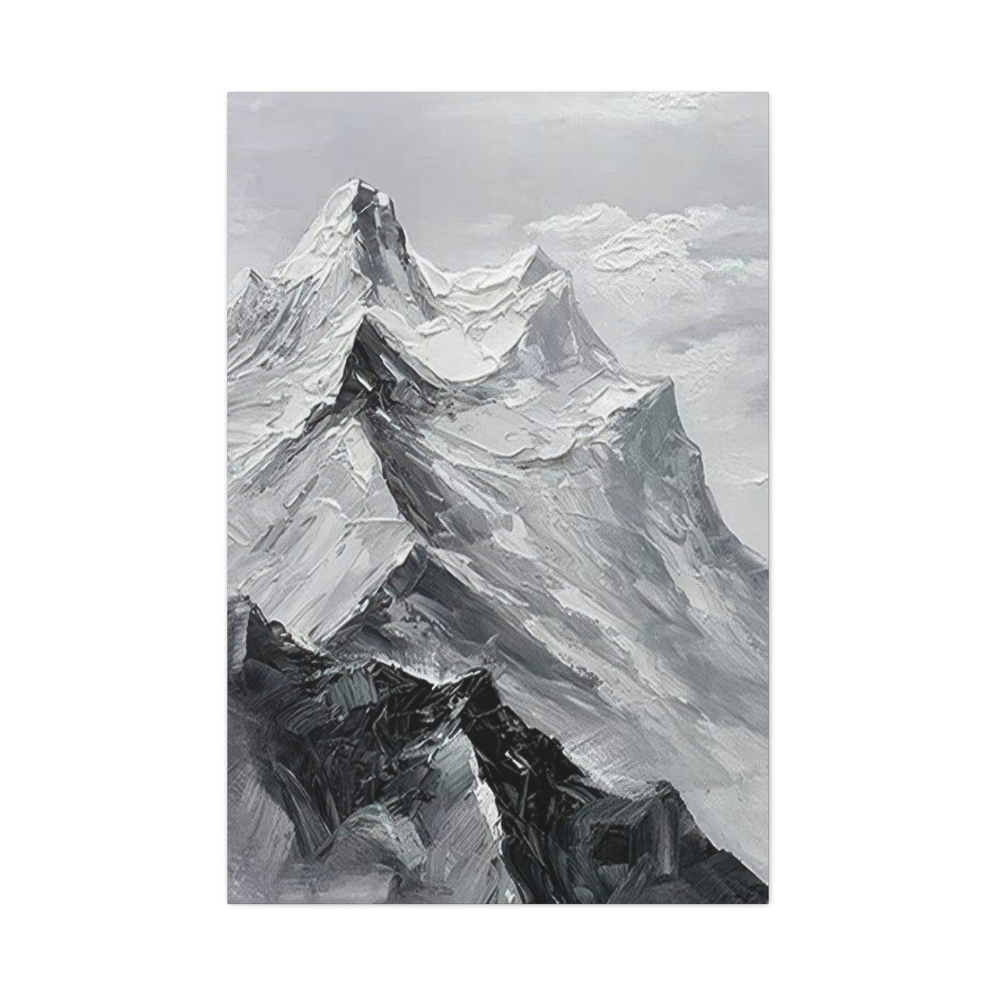 High Mountains Grey Wall Art & Canvas Prints