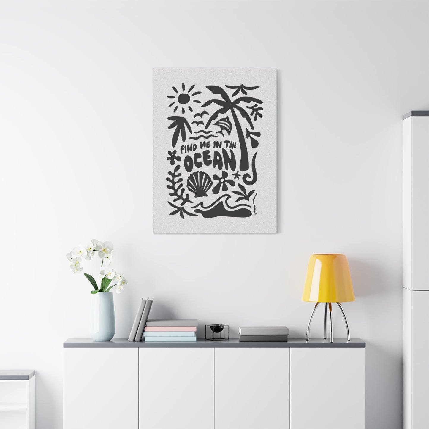 Find Me In The Ocean Wall Art & Canvas Prints