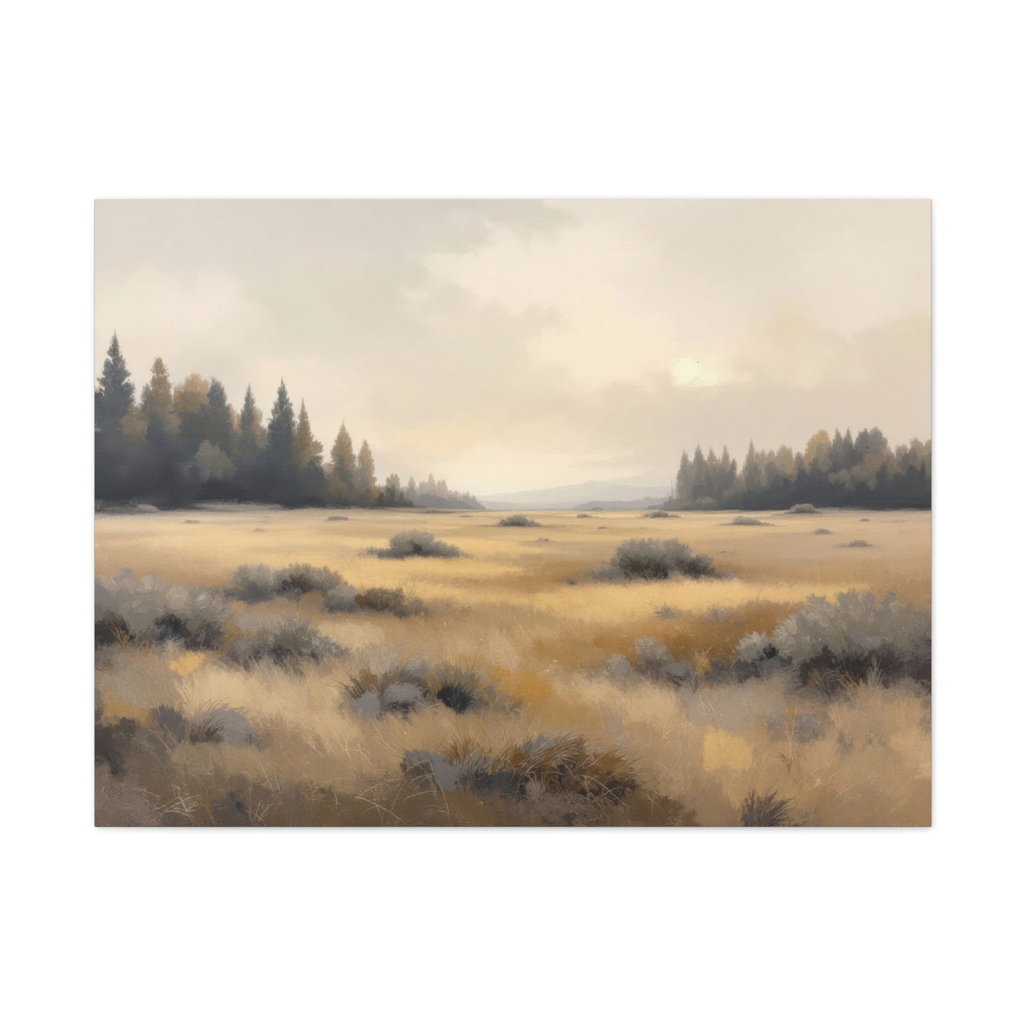 Golden Meadow at Dawn Wall Art & Canvas Prints
