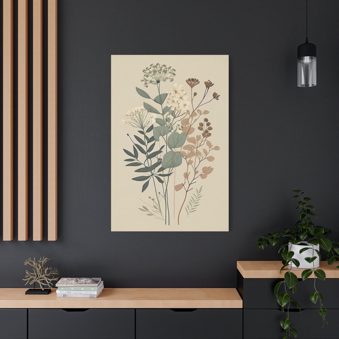 Plant Soft Paint Wall Art & Canvas Prints