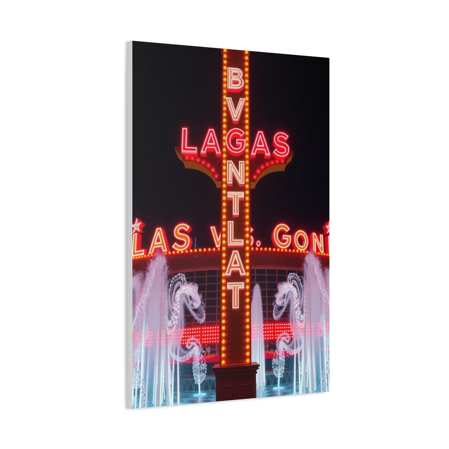 Las Vagas Art Canvas Art 1 Wall Art & Canvas Print