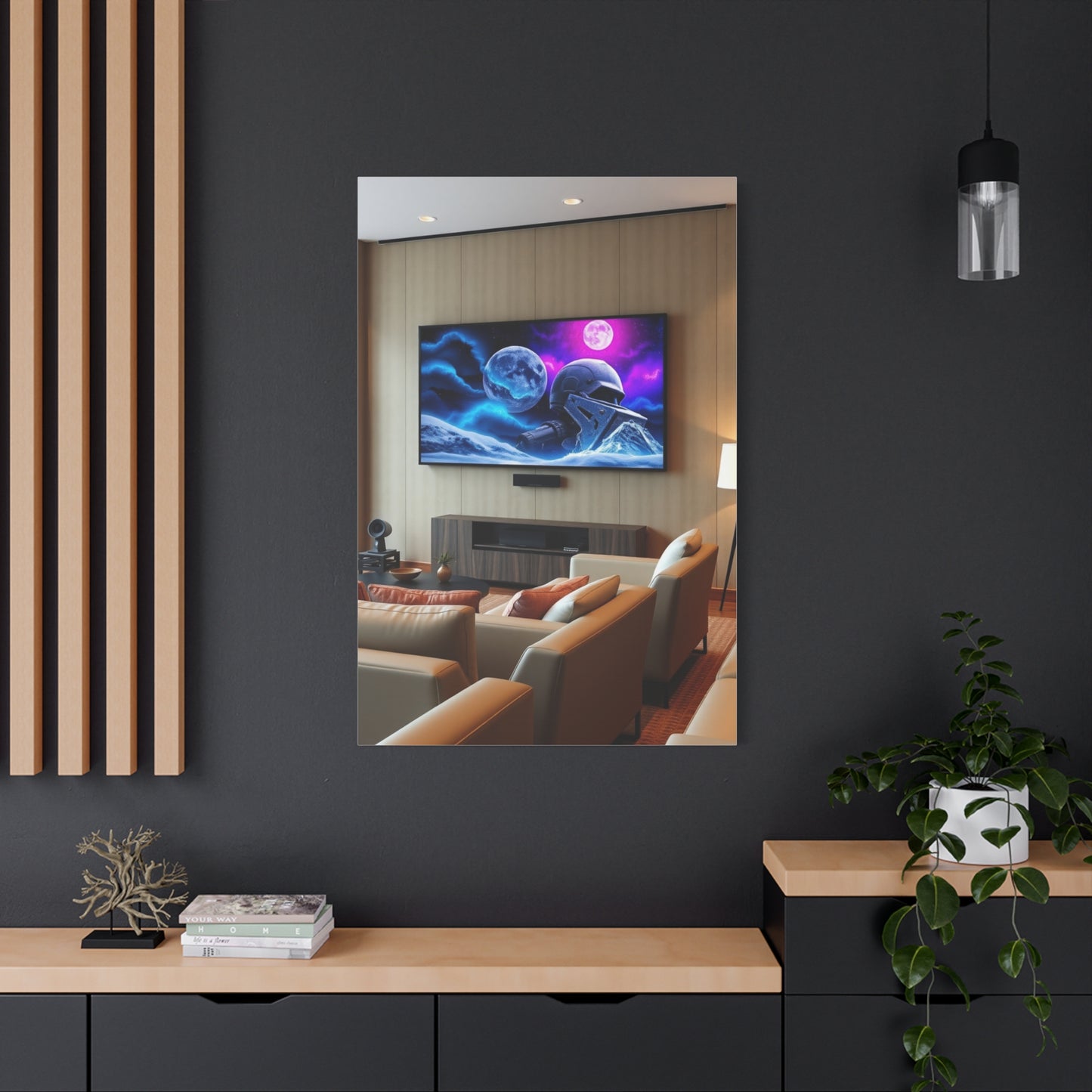 Vision Home Theater Art Art Wall Art & Canvas Print