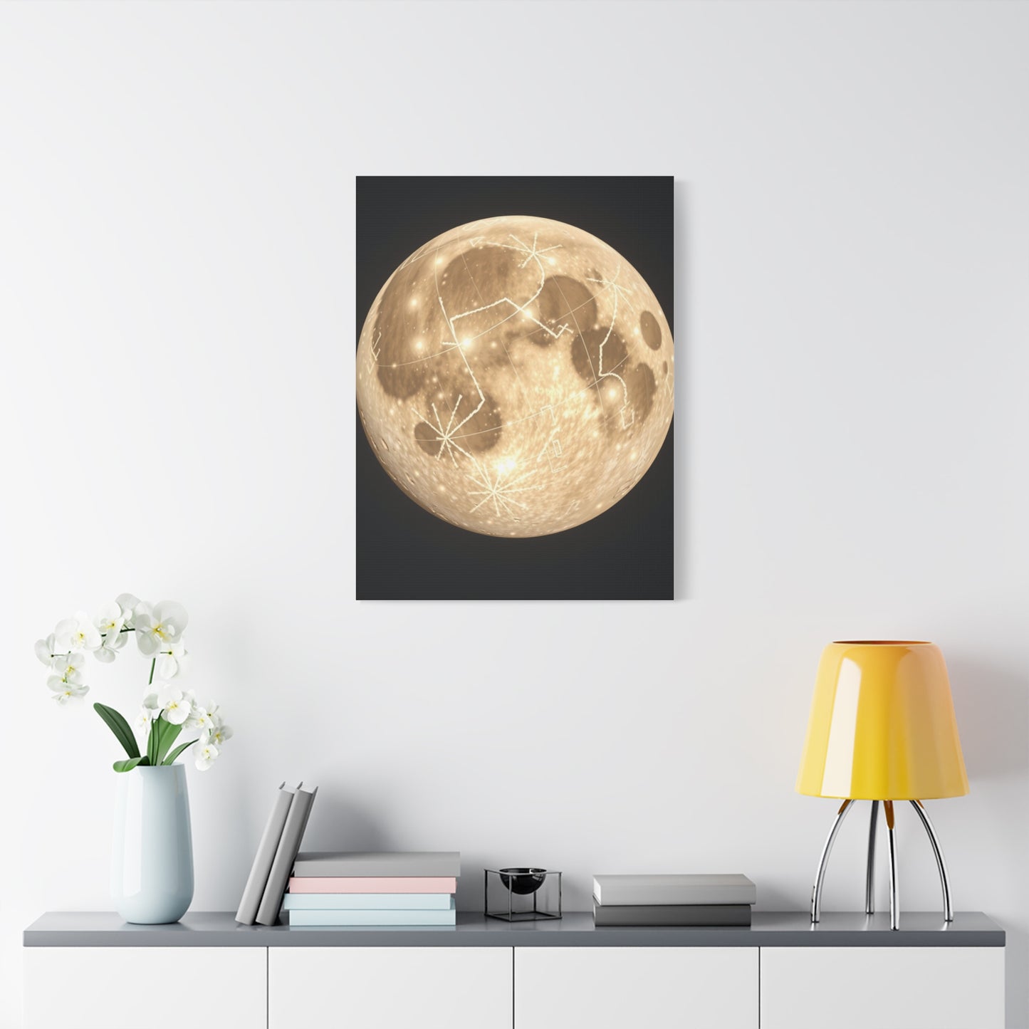 Moon Art Premium Canvas 18 Wall Art & Canvas Print