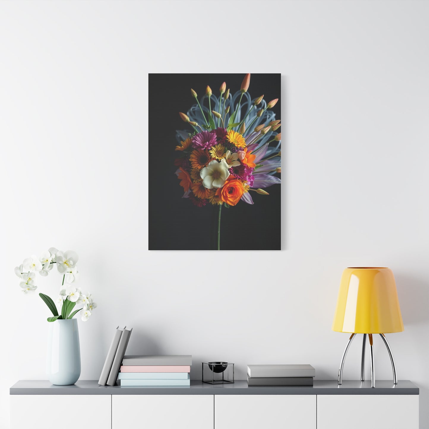 Flower Head Art Premium Canvas 19 Wall Art & Canvas Print