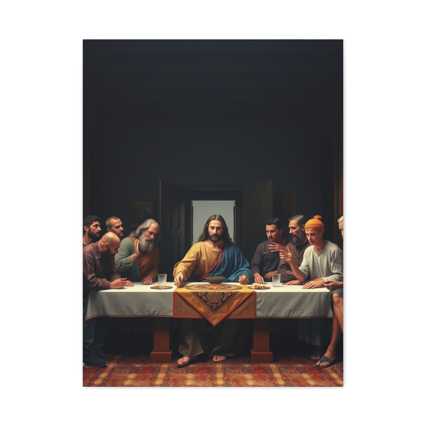 The Last Supper Art Canvas Art 5 Wall Art & Canvas Print