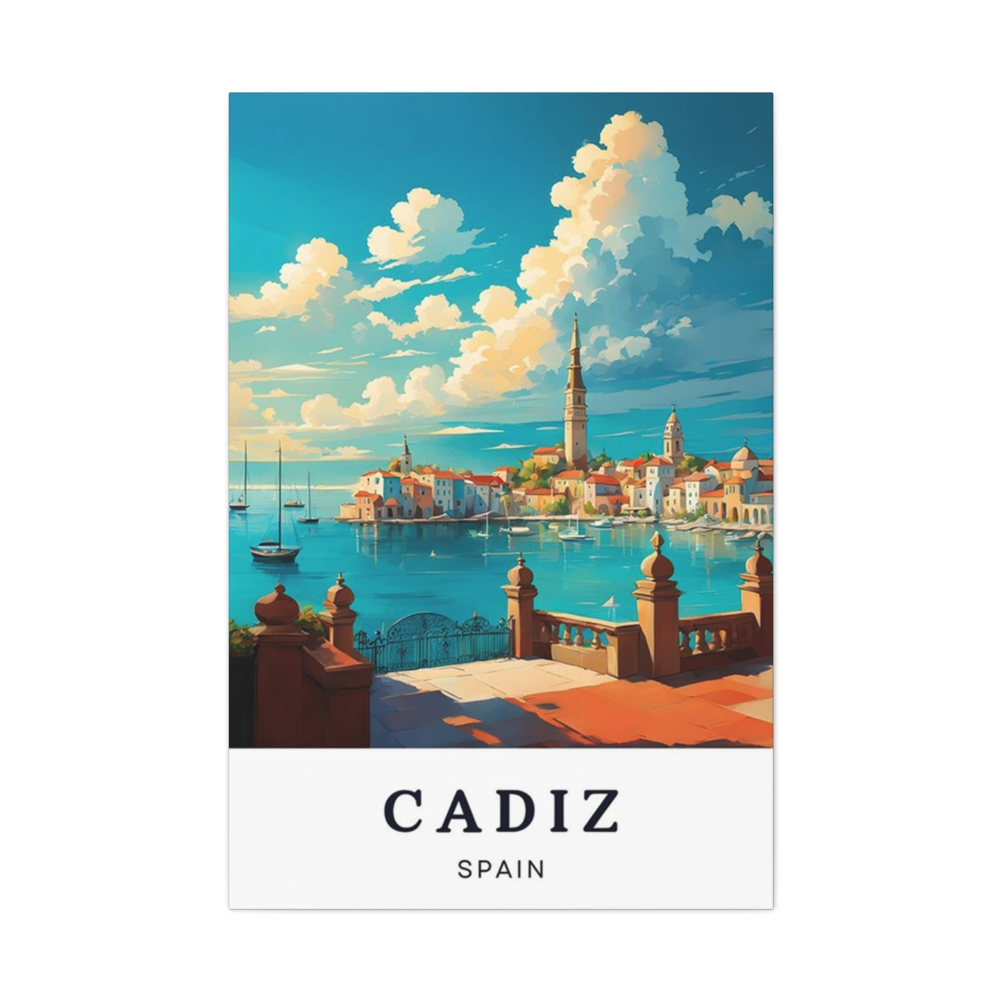 Cadiz City Wall Art & Canvas Prints