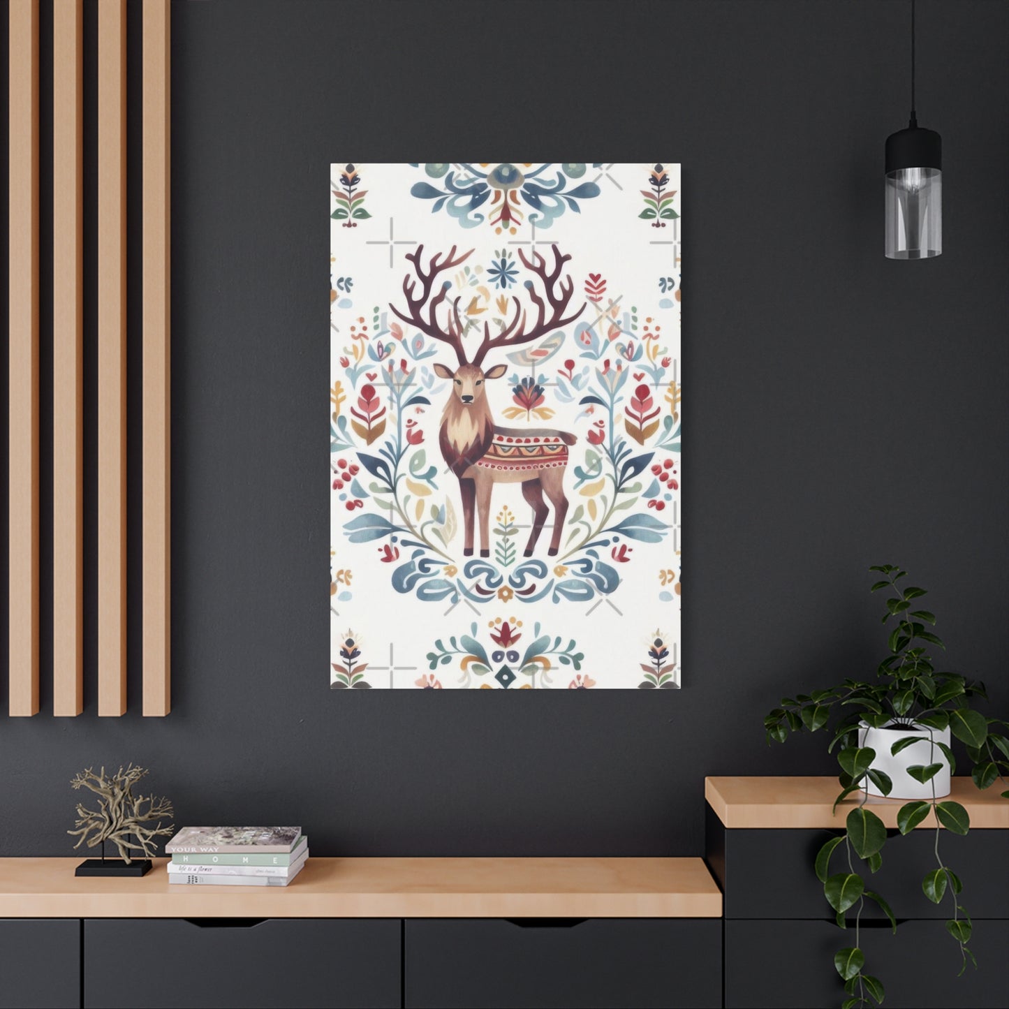 Deer Scandinavia Wall Art & Canvas Prints