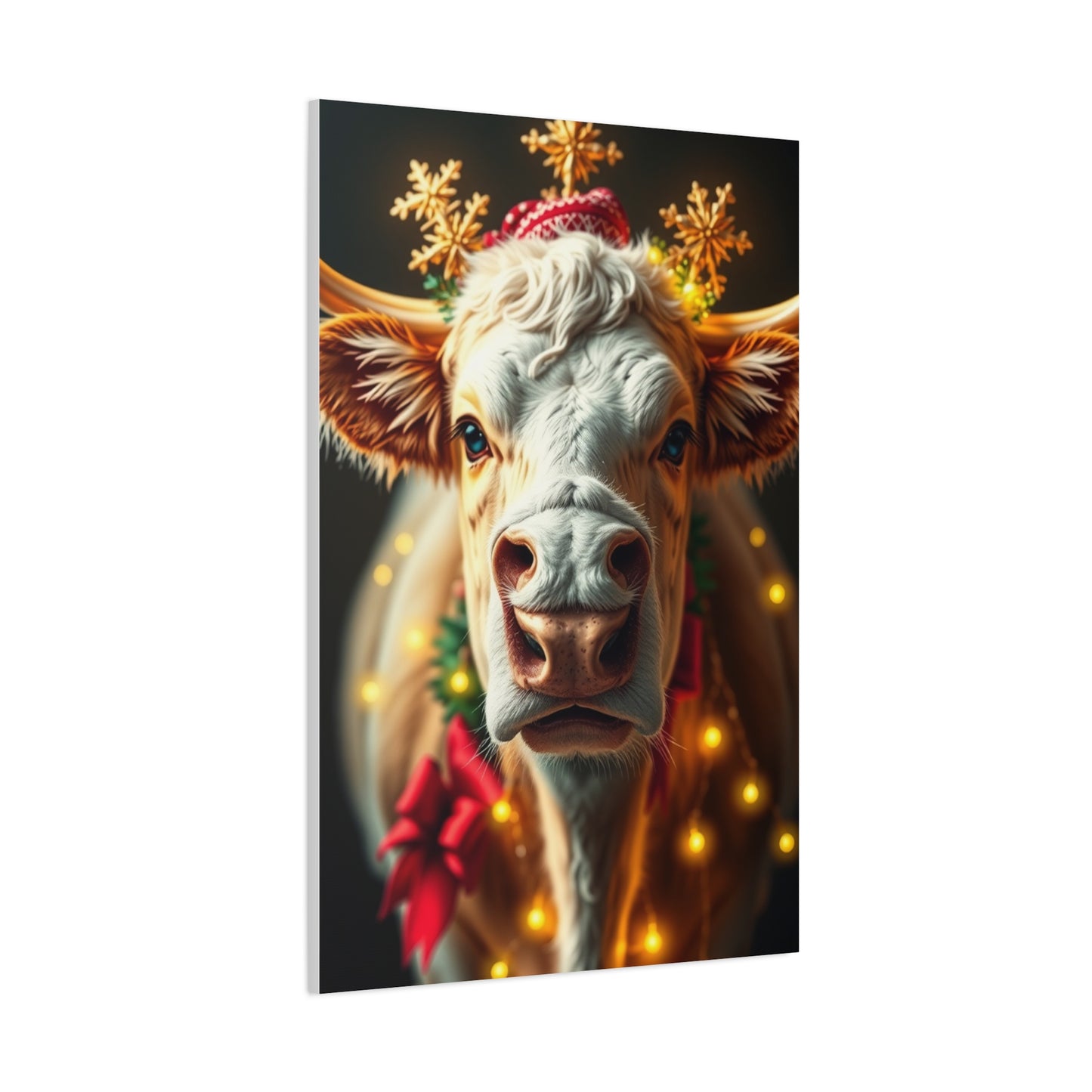 Jubilant Cattle Wonderland Art wall art & canvas print