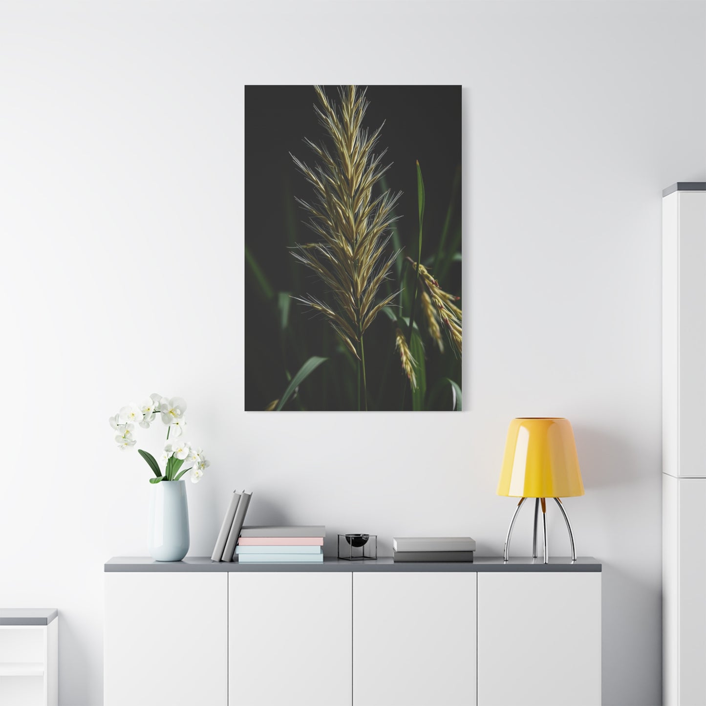 Sophisticated Leafy Display Wall Art & Canvas Print