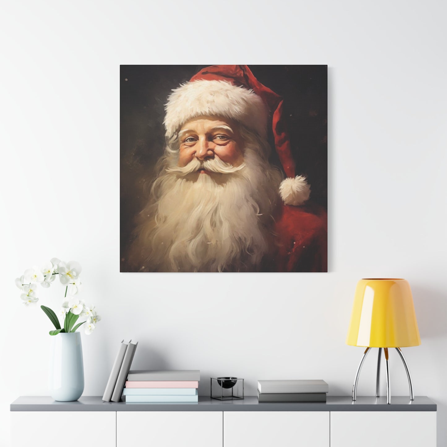 Smiling Santa Claus Wall Art & Canvas Prints