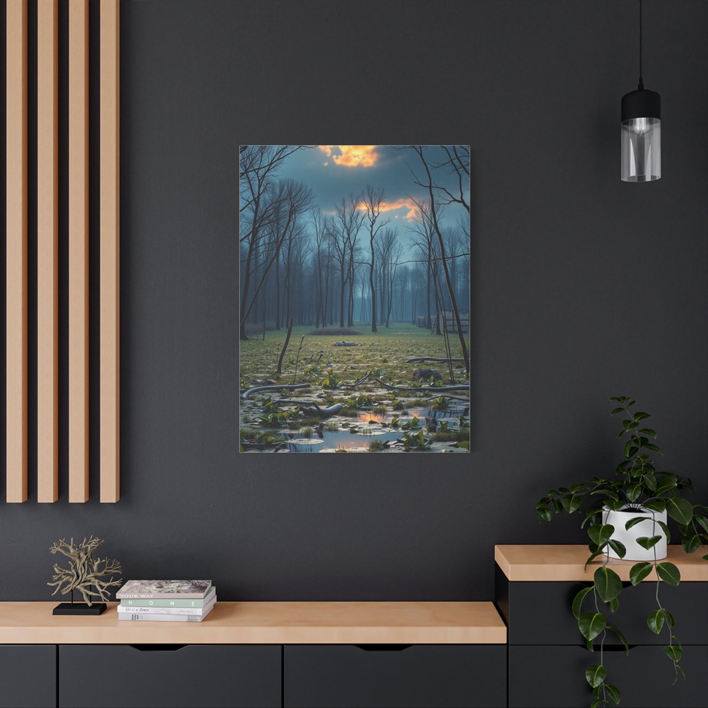 Marsh & Swamp Art Canvas Art 4 Wall Art & Canvas Print