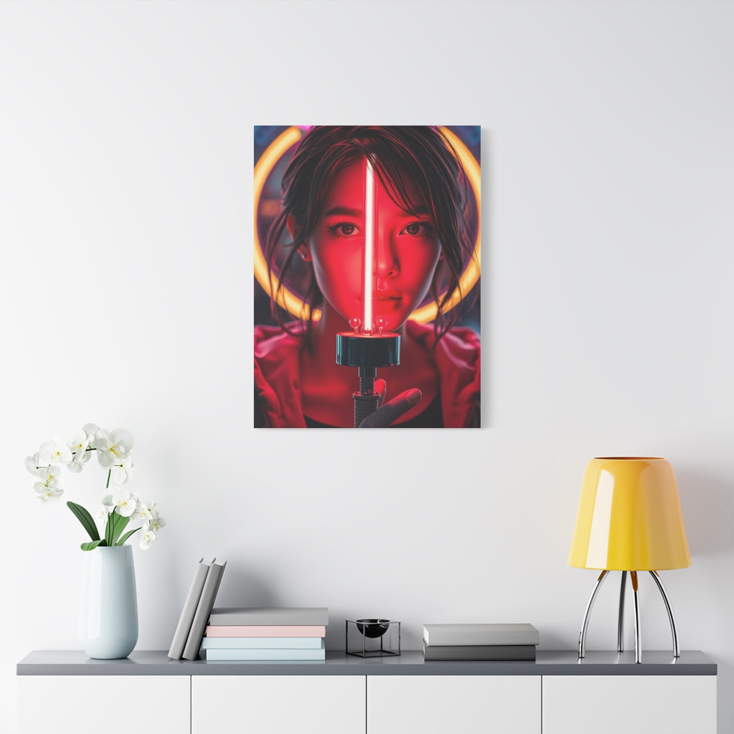 Neon Nimbus Canvas Wall Art & Canvas Print