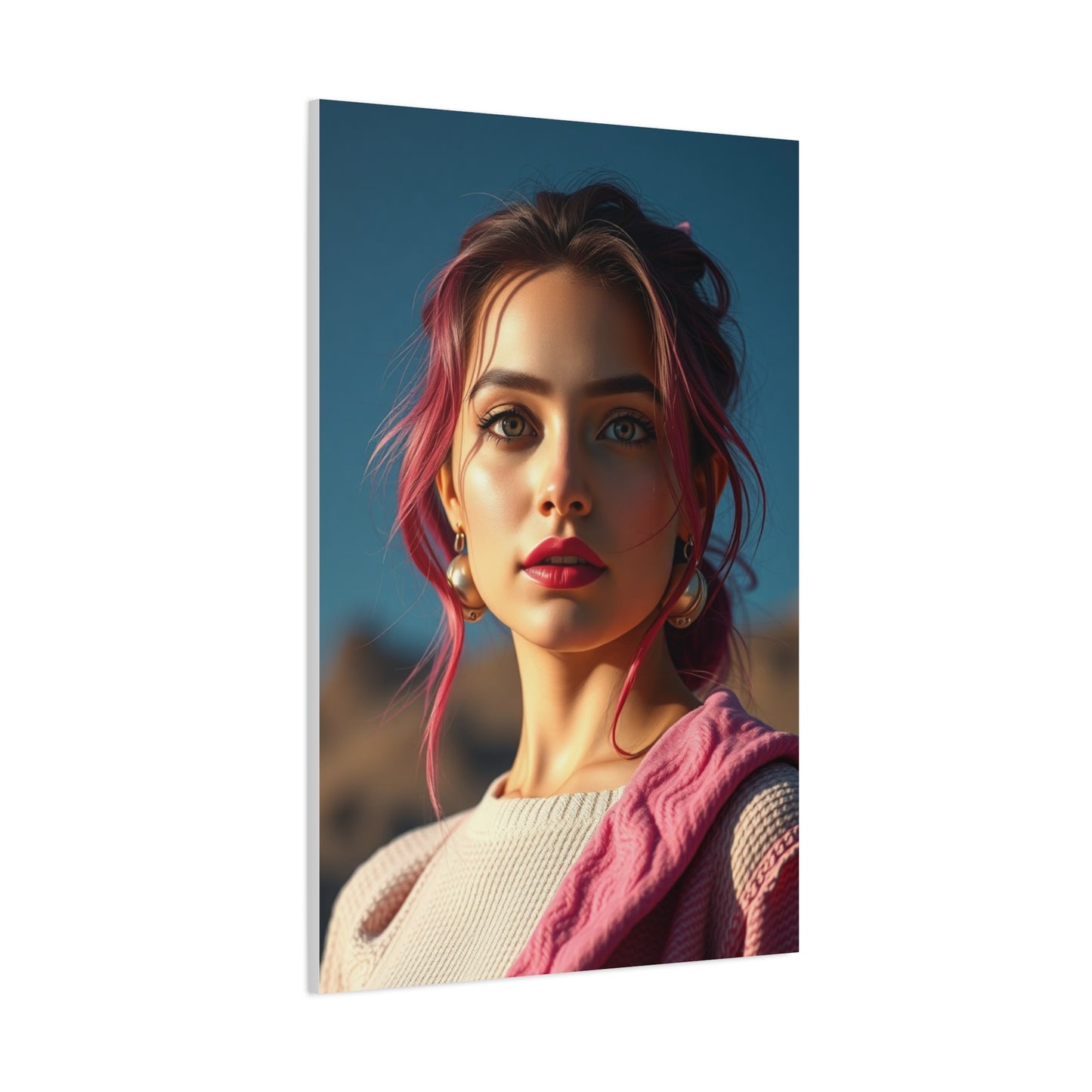 Rosy Horizon Canvas Wall Art & Canvas Print