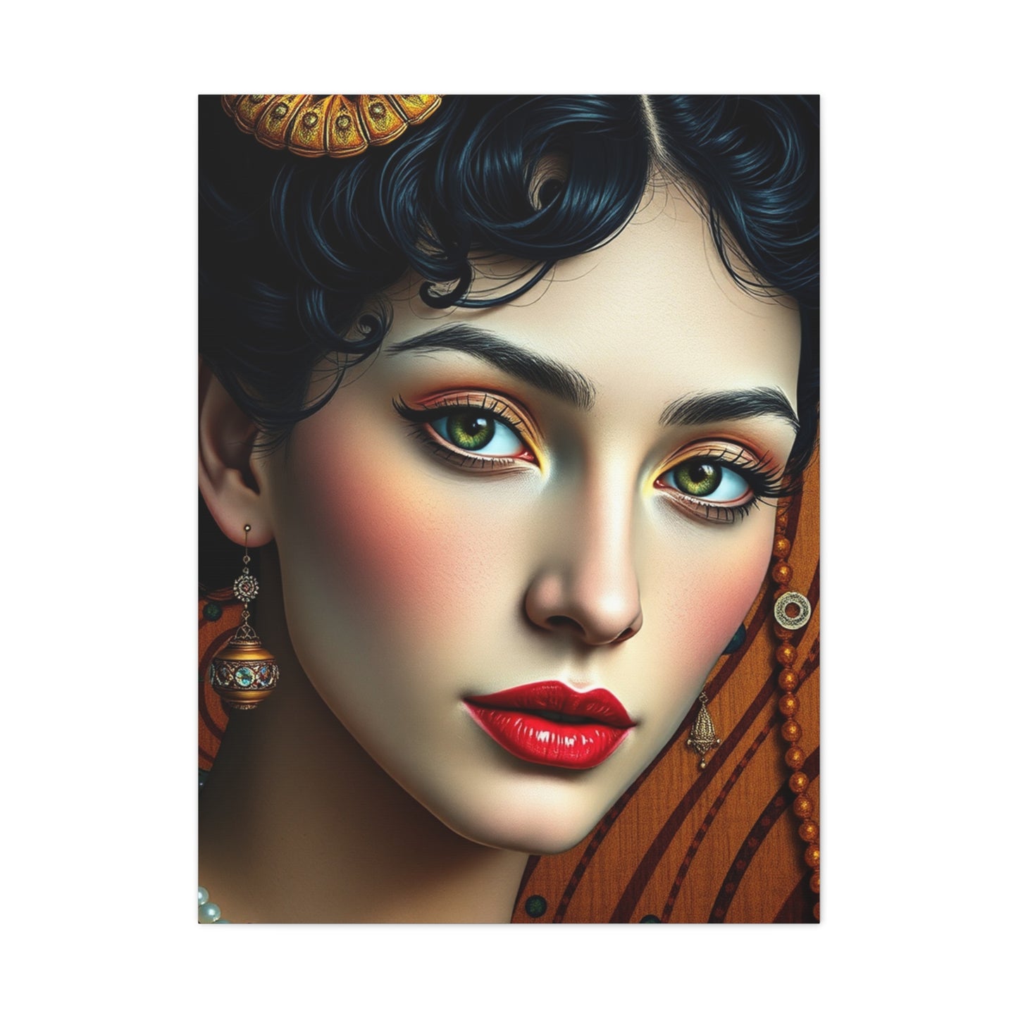 Gilded Serenity Canvas