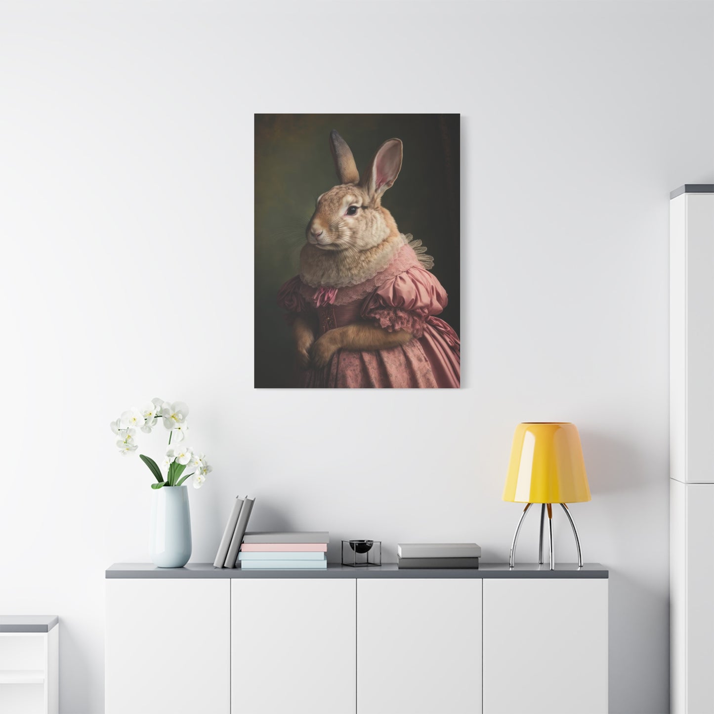 Lady Cottontail's Portrait Wall Art & Canvas Prints